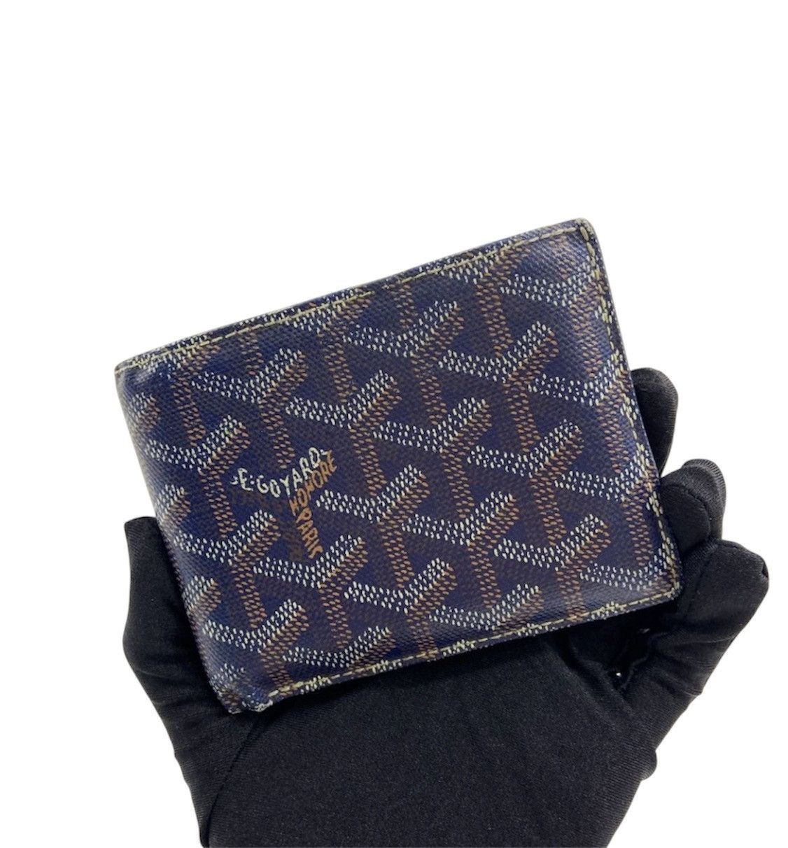 Goyard Goyard bifold blue monogram wallet Size ONE SIZE - 1 Thumbnail