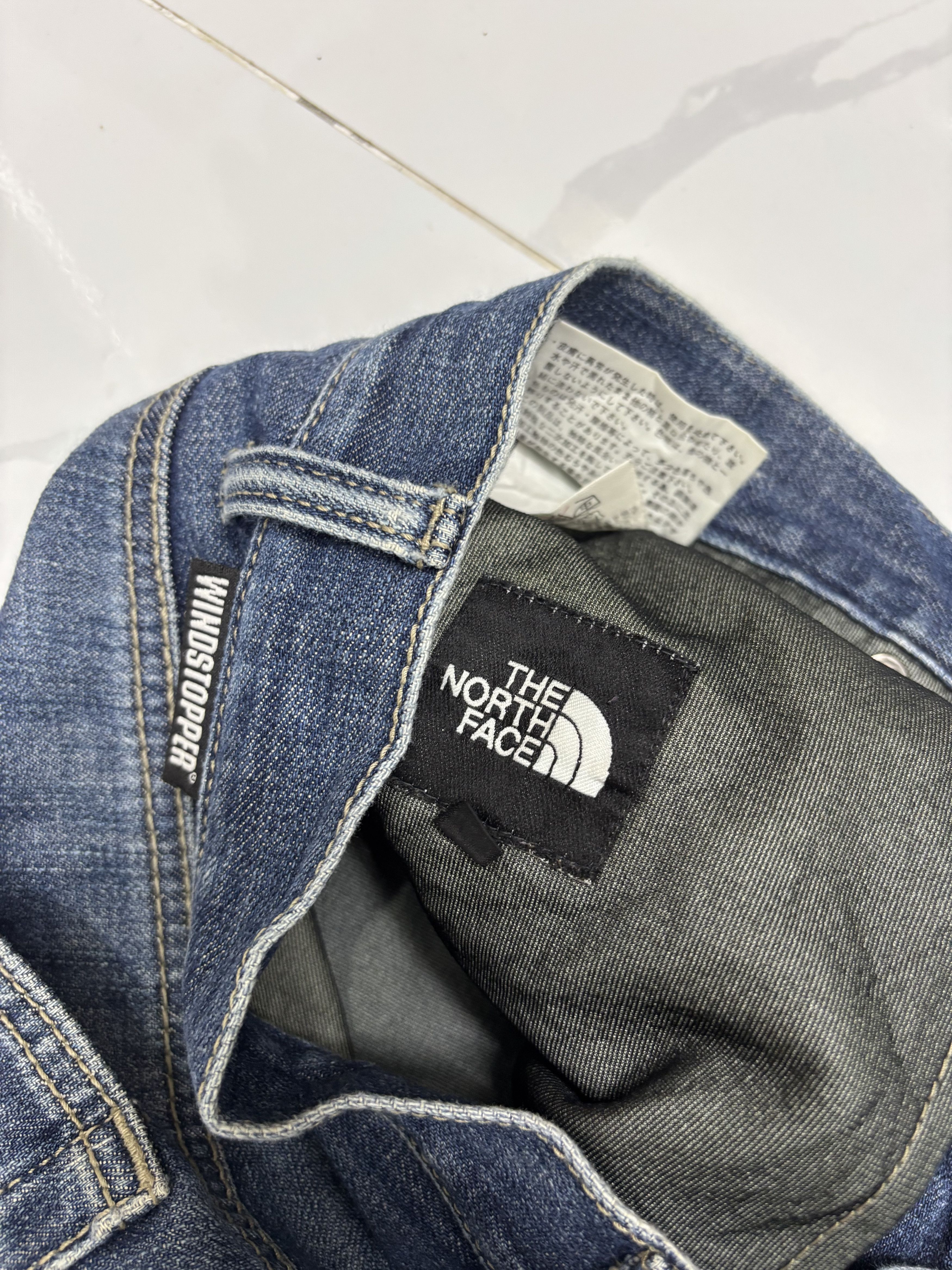 Junya Watanabe × The North Face The North Face Windstopper Distressed Denim Jeans Size US 33 - 10 Thumbnail