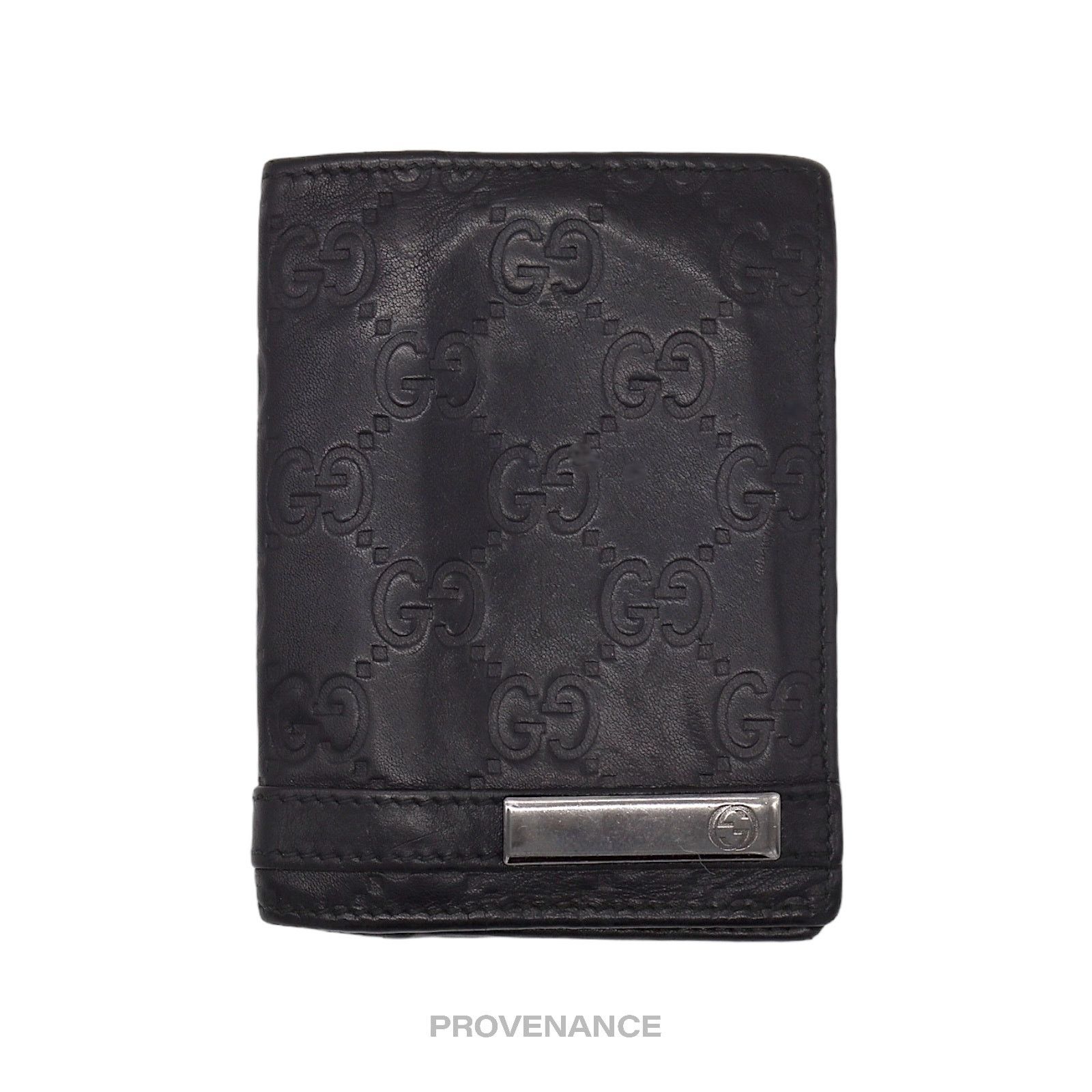 Gucci 🔴 Gucci Pocket Organizer Wallet - Black GG Guccissima Size ONE SIZE - 1 Thumbnail