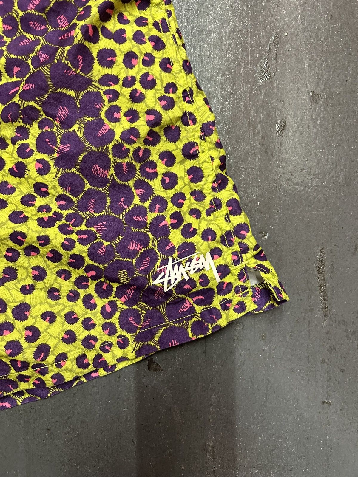 Stussy Stussy leopard Swim Shorts Size US 33 - 2 Thumbnail
