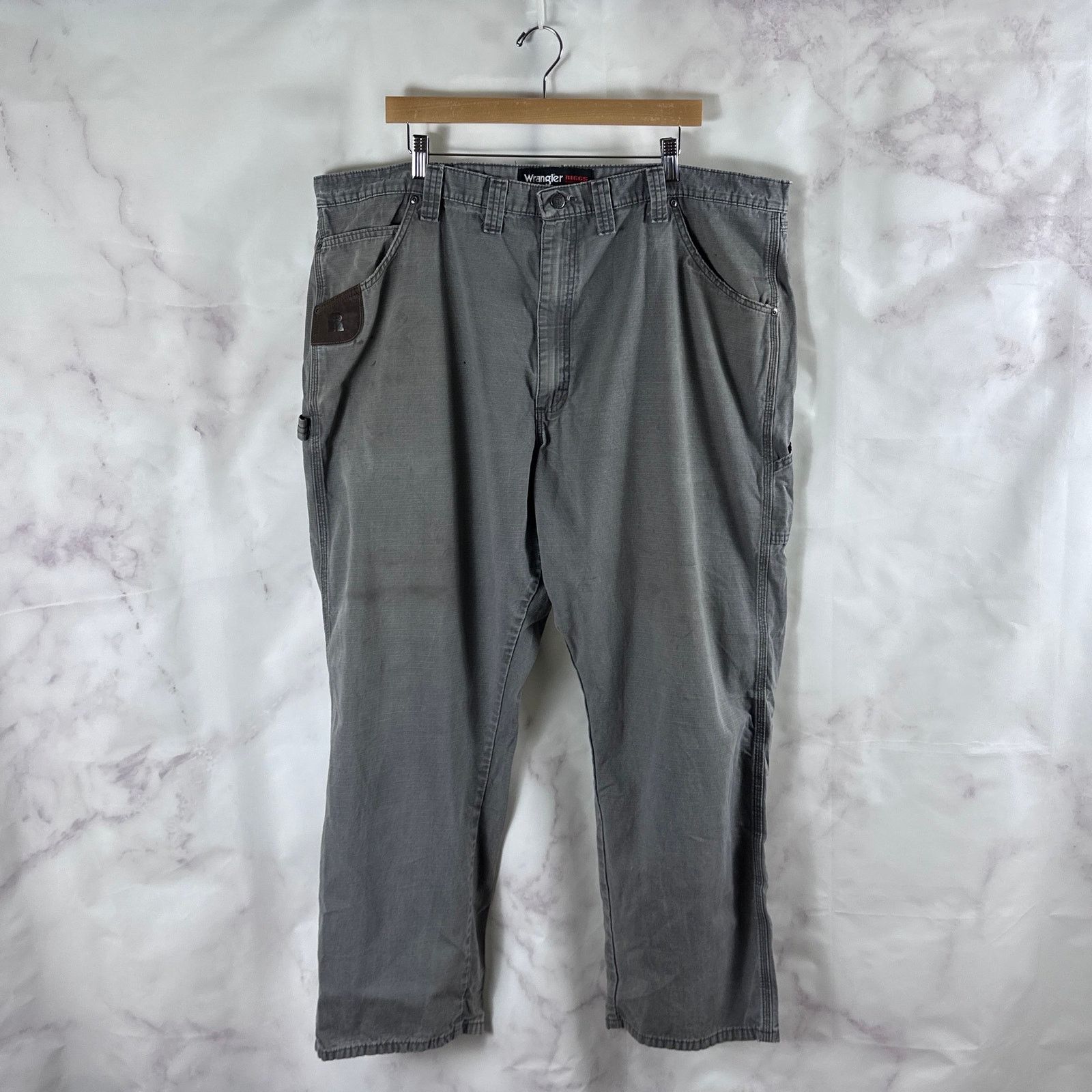 Wrangler Riggs Workwear Grey Carpenter Pants Ripstop Size US 44 / EU 60 - 1 Thumbnail
