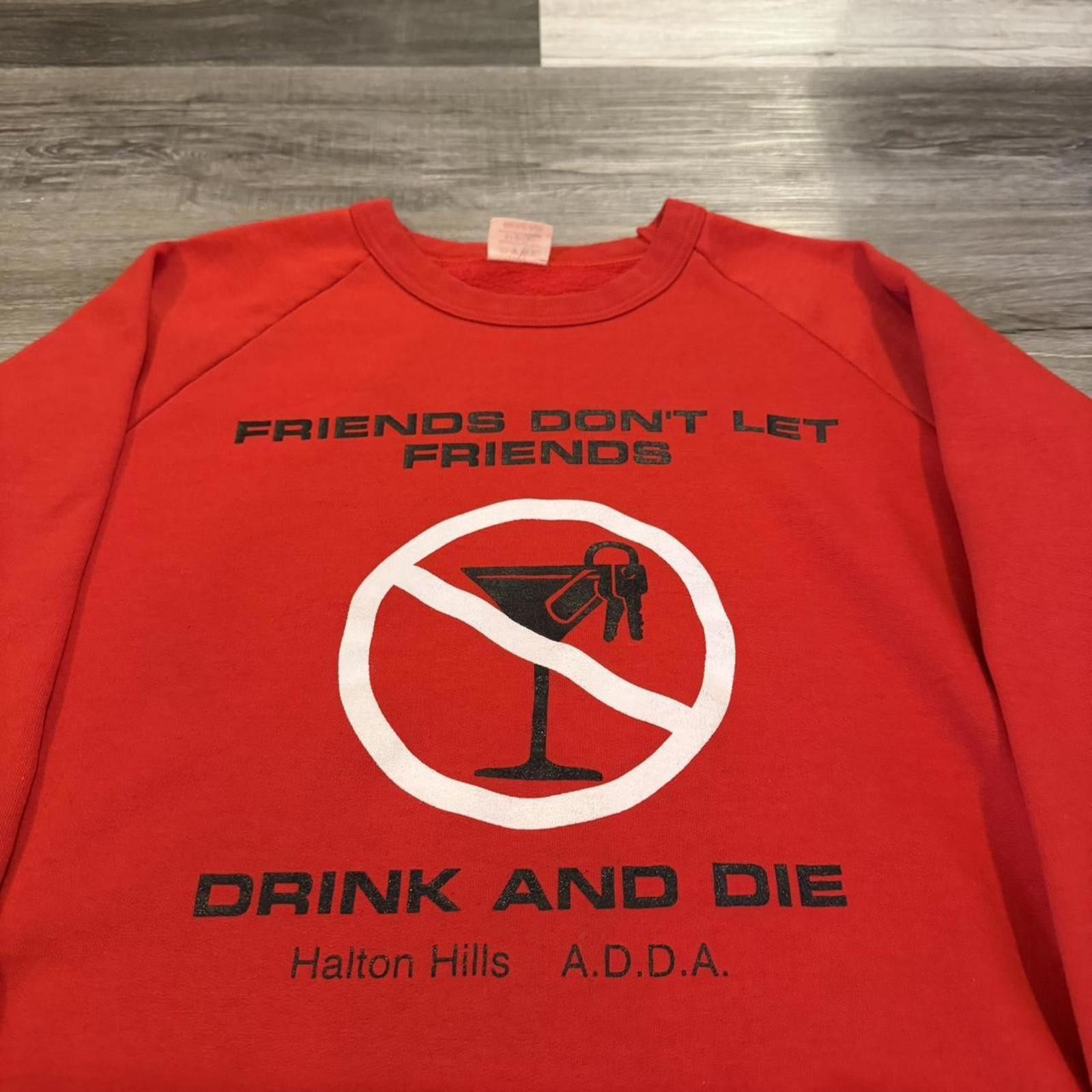 Other Vintage friends don’t let friends drink and die sweatshirt Size US M / EU 48-50 / 2 - 2 Thumbnail
