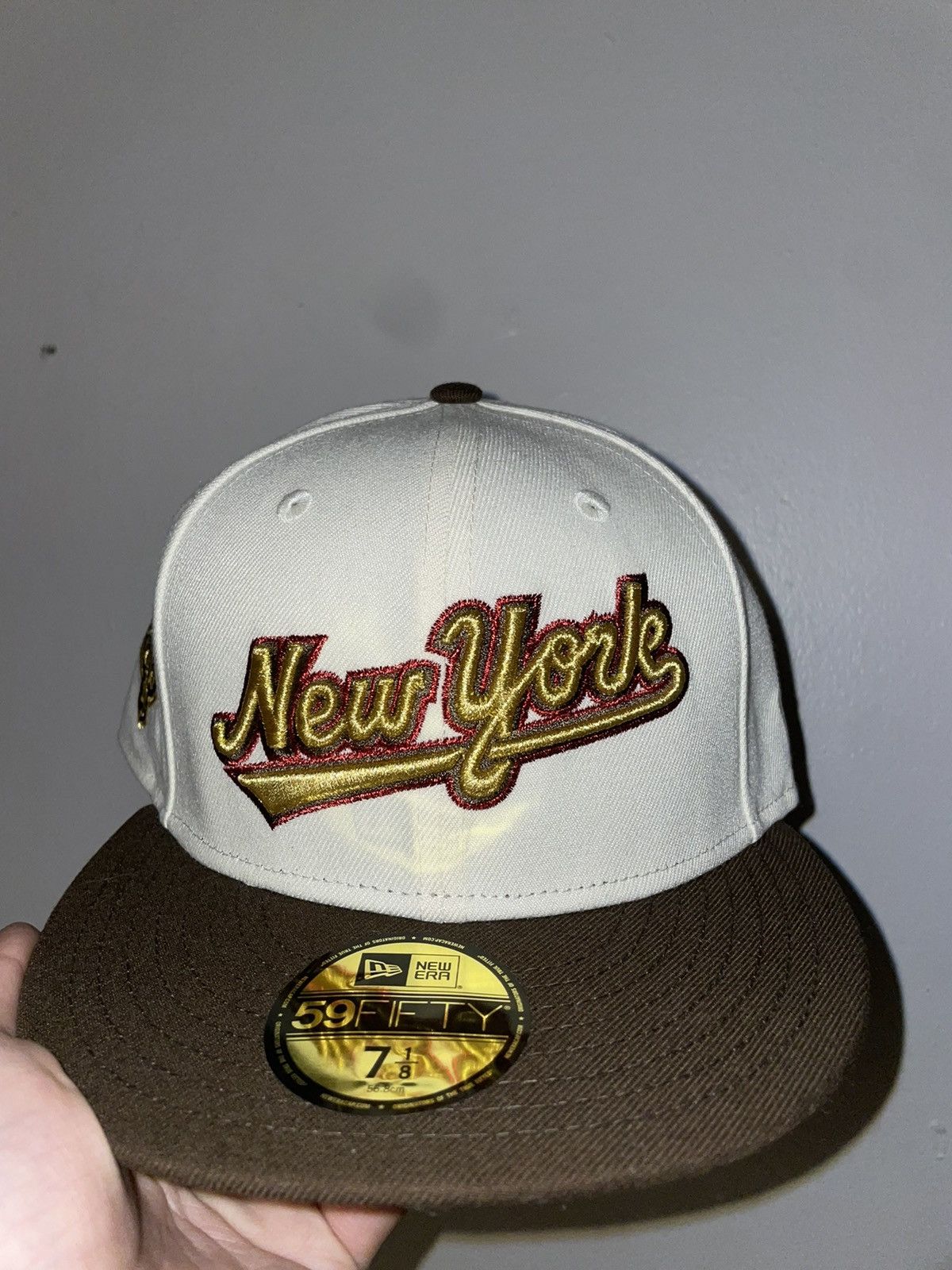 MLB New York mets 50th anniversary 59fifty size 7 1/8 brand new Size ONE SIZE - 1 Thumbnail