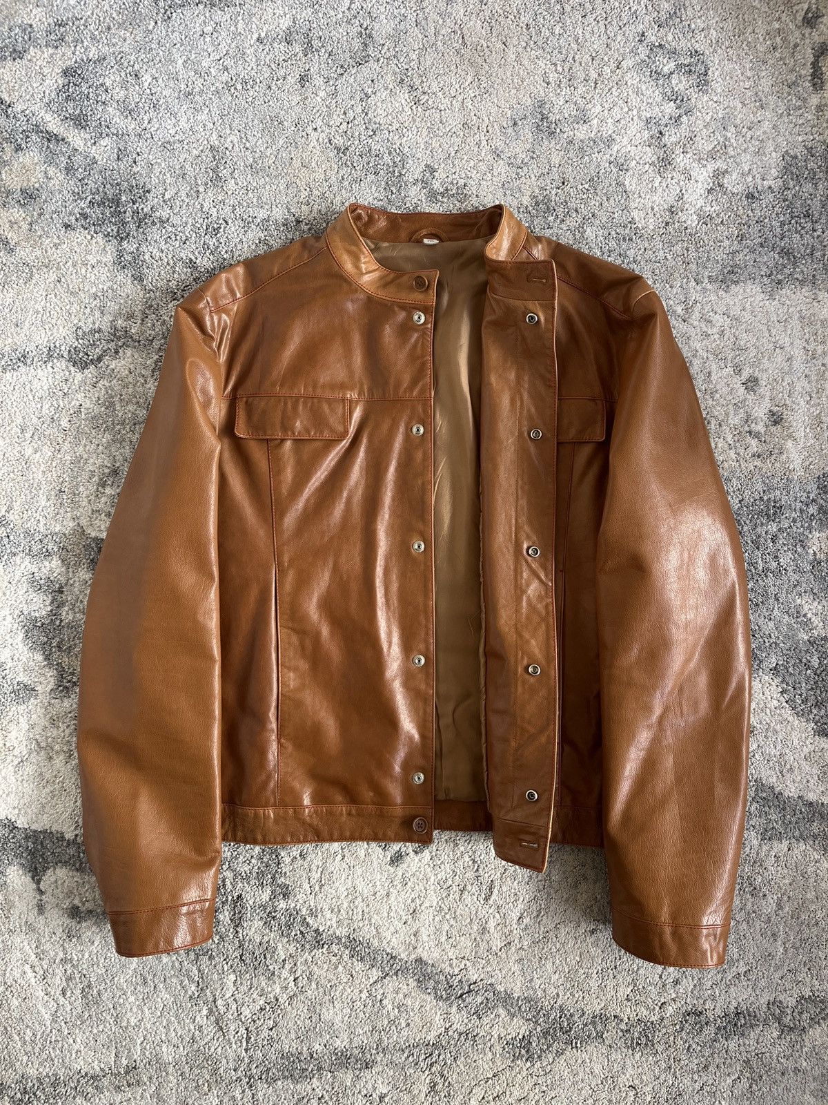 Miu Miu Miu Miu 2000’s men leather jacket Size US L / EU 52-54 / 3 - 2 Thumbnail
