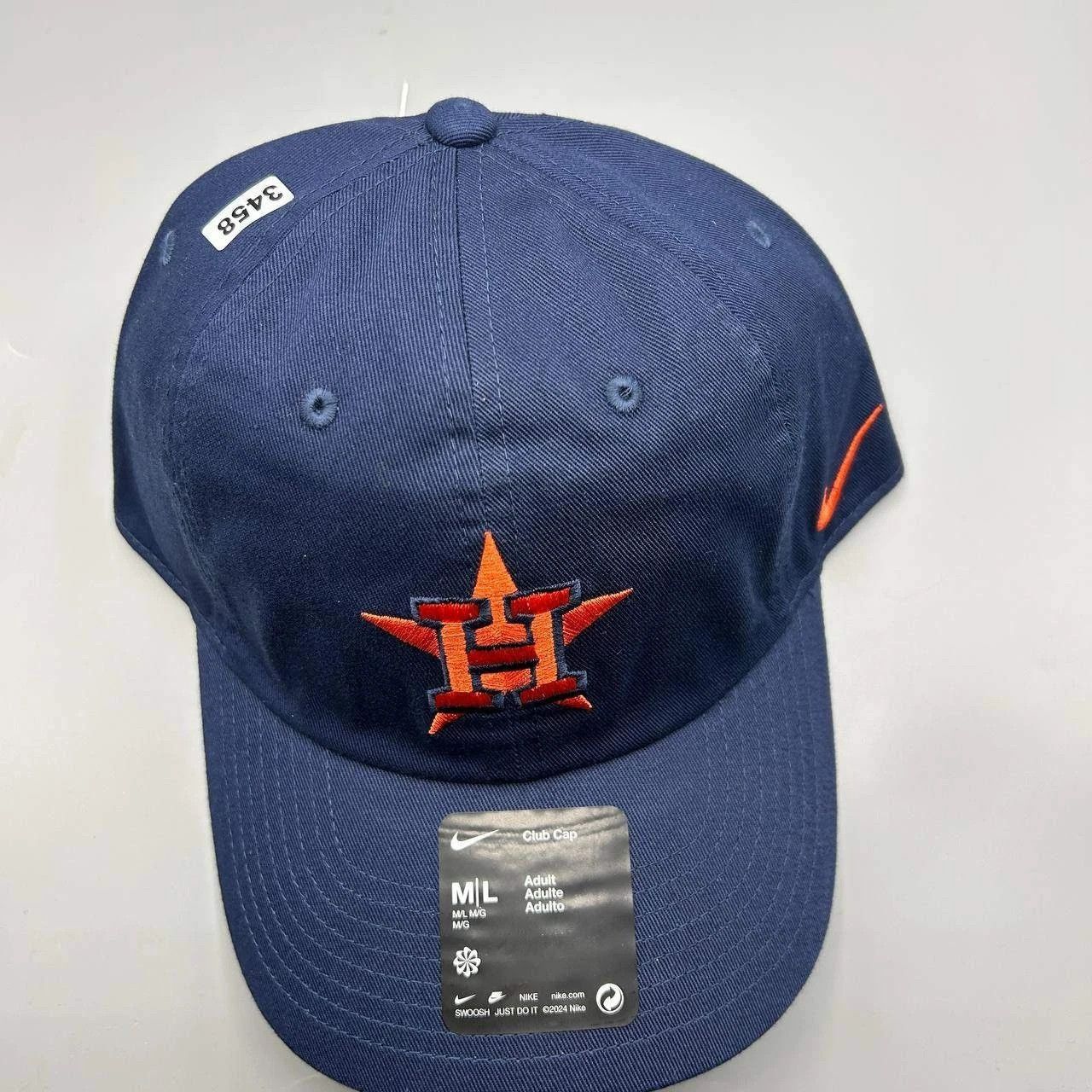 Nike Houston Astros x Nike Club Hat Men M-L Strap Back Cap New Size ONE SIZE - 8 Thumbnail