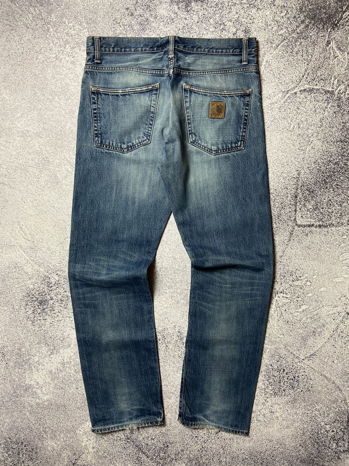 Carhartt × Vintage Vintage Carhartt Jeans Klondike Pants Distressed Denim Skate Size US 33 - 1 Thumbnail