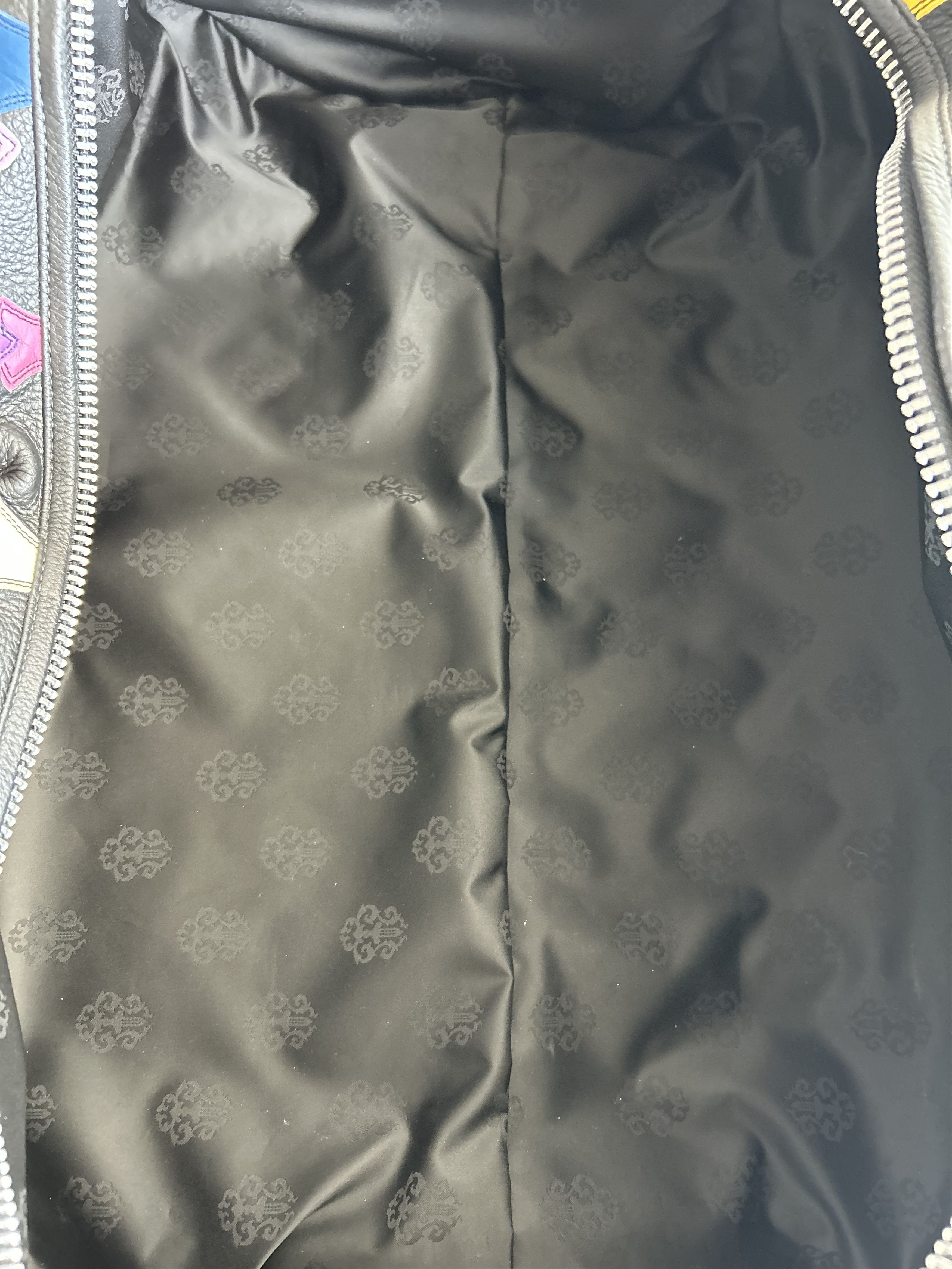 Chrome Hearts Black & Multicolor Leather Cross Patch Duffel Bag Size ONE SIZE - 7 Thumbnail