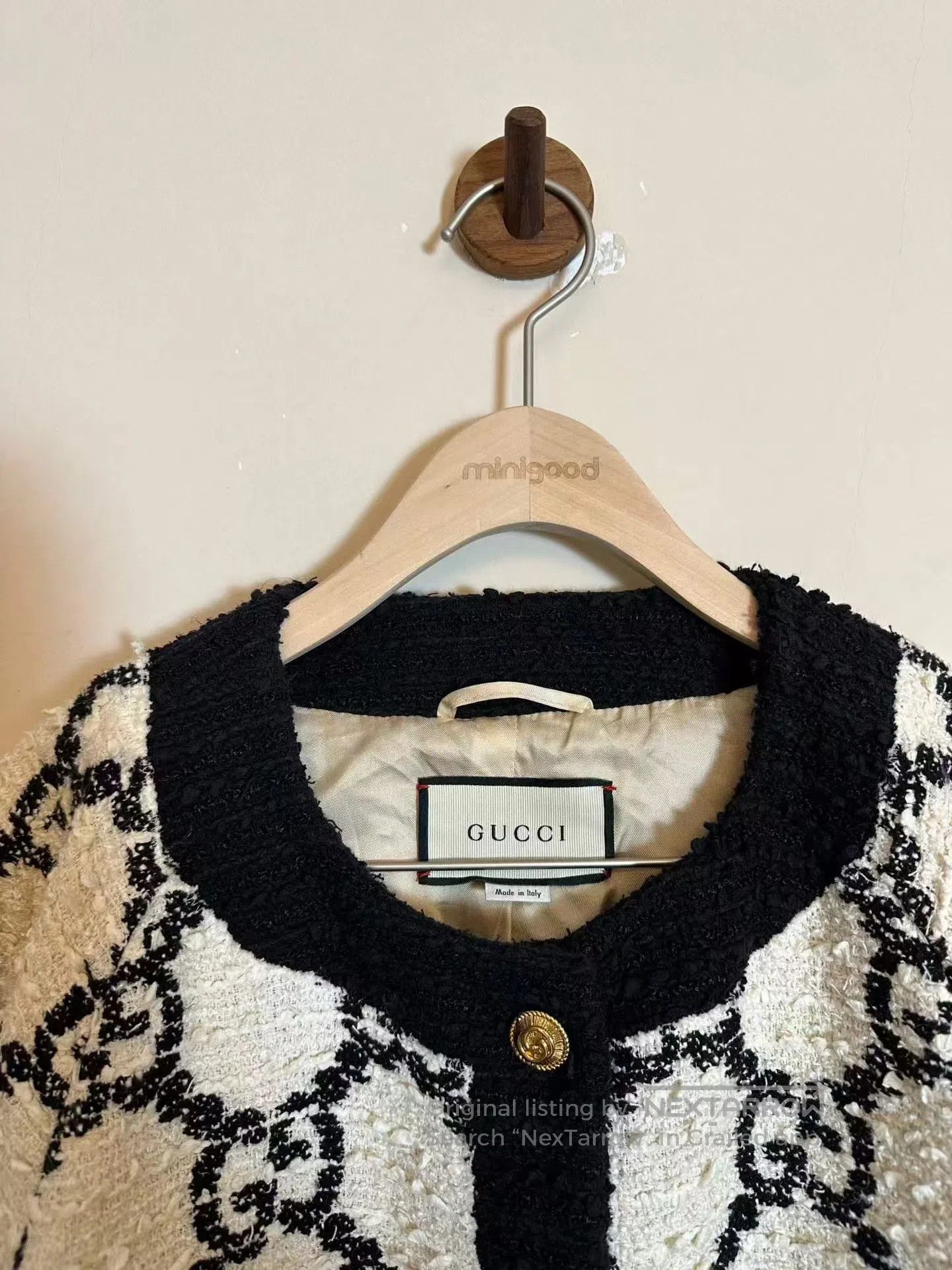 Gucci Guicci Chanel-style old flower jacket| Size XS / US 0-2 / IT 36-38 - 4 Thumbnail