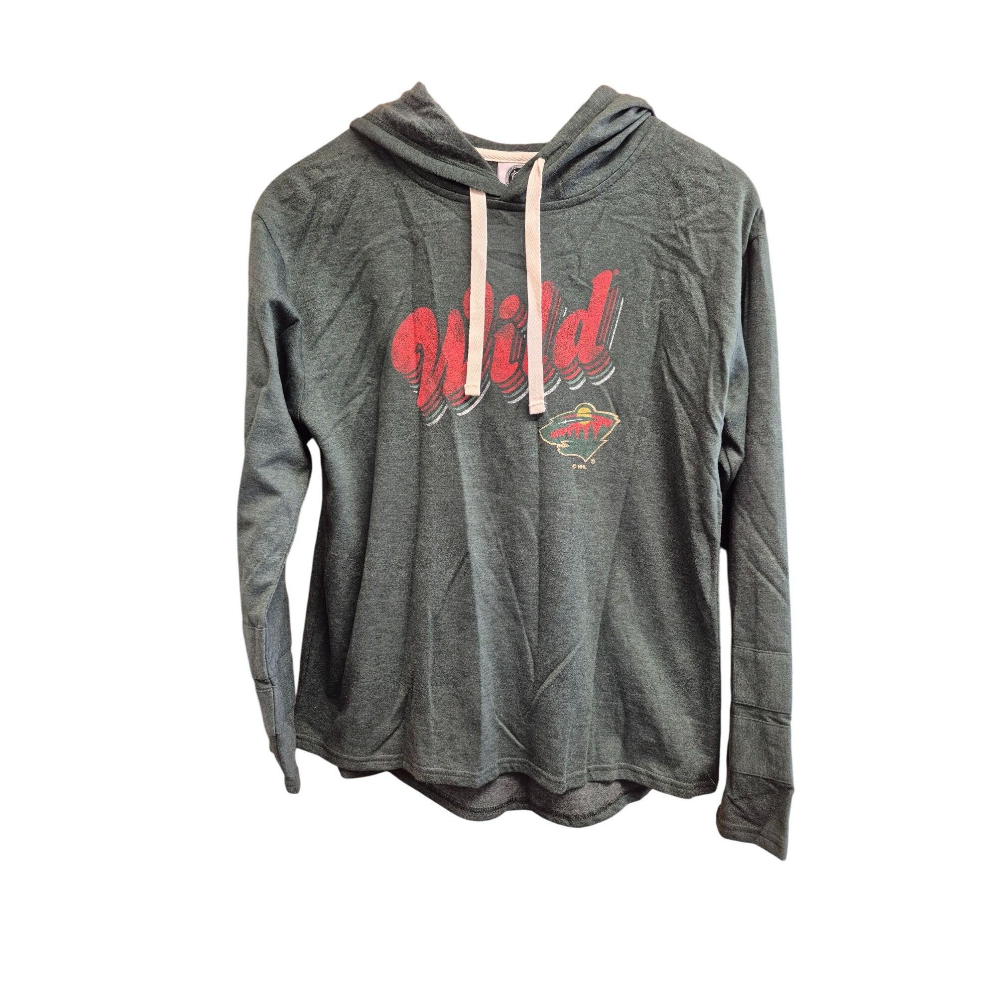 NHL Minnesota Wild NHL Womens Hoodie Sweatshirt Size S Green Cot Size S / US 4 / IT 40 - 2 Thumbnail