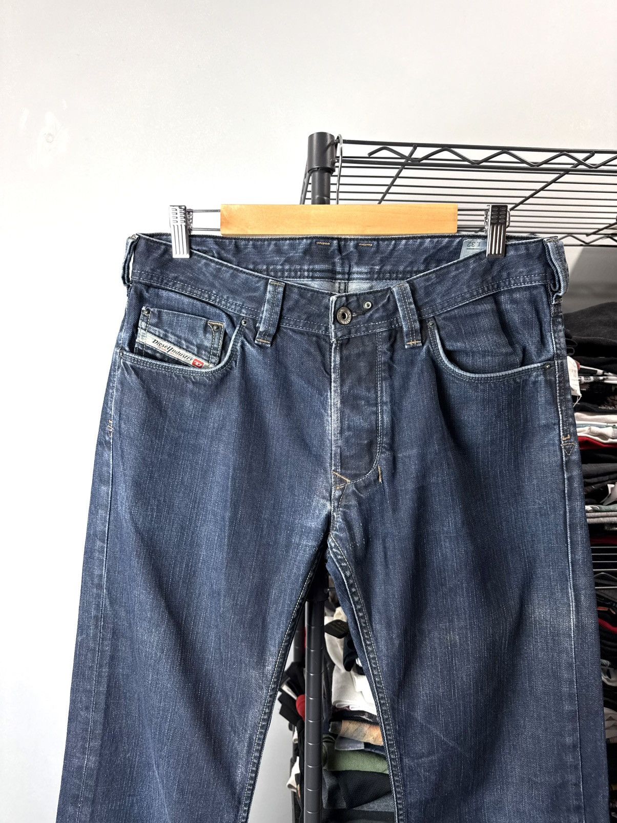 Diesel Vintage Diesel Yarik Embroidered Pockets Denim Pants Y2K Size US 31 - 3 Thumbnail