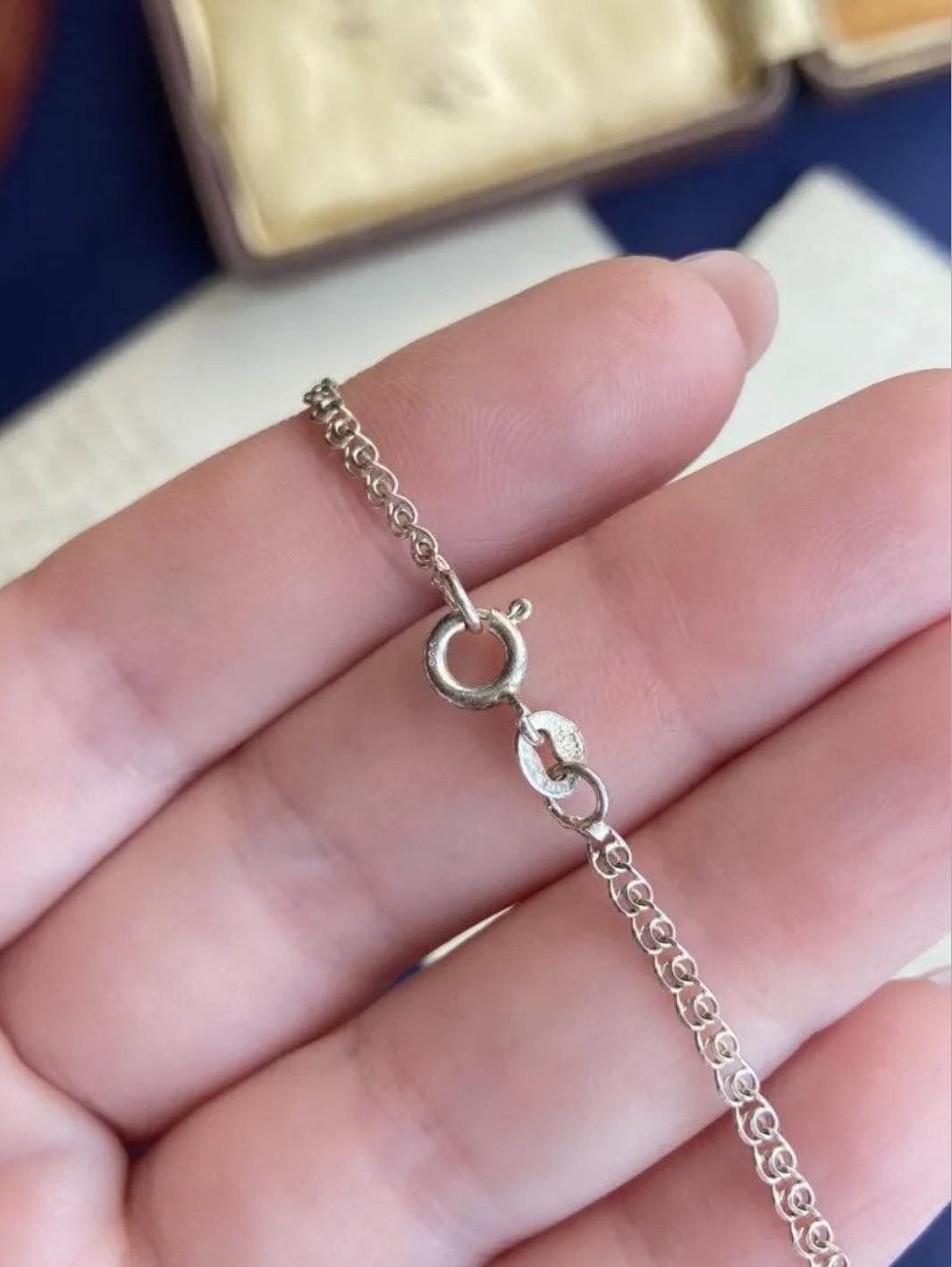 Vintage Vintage Christian Silver Plated Pendant chainSterling Silver Size ONE SIZE - 12 Thumbnail