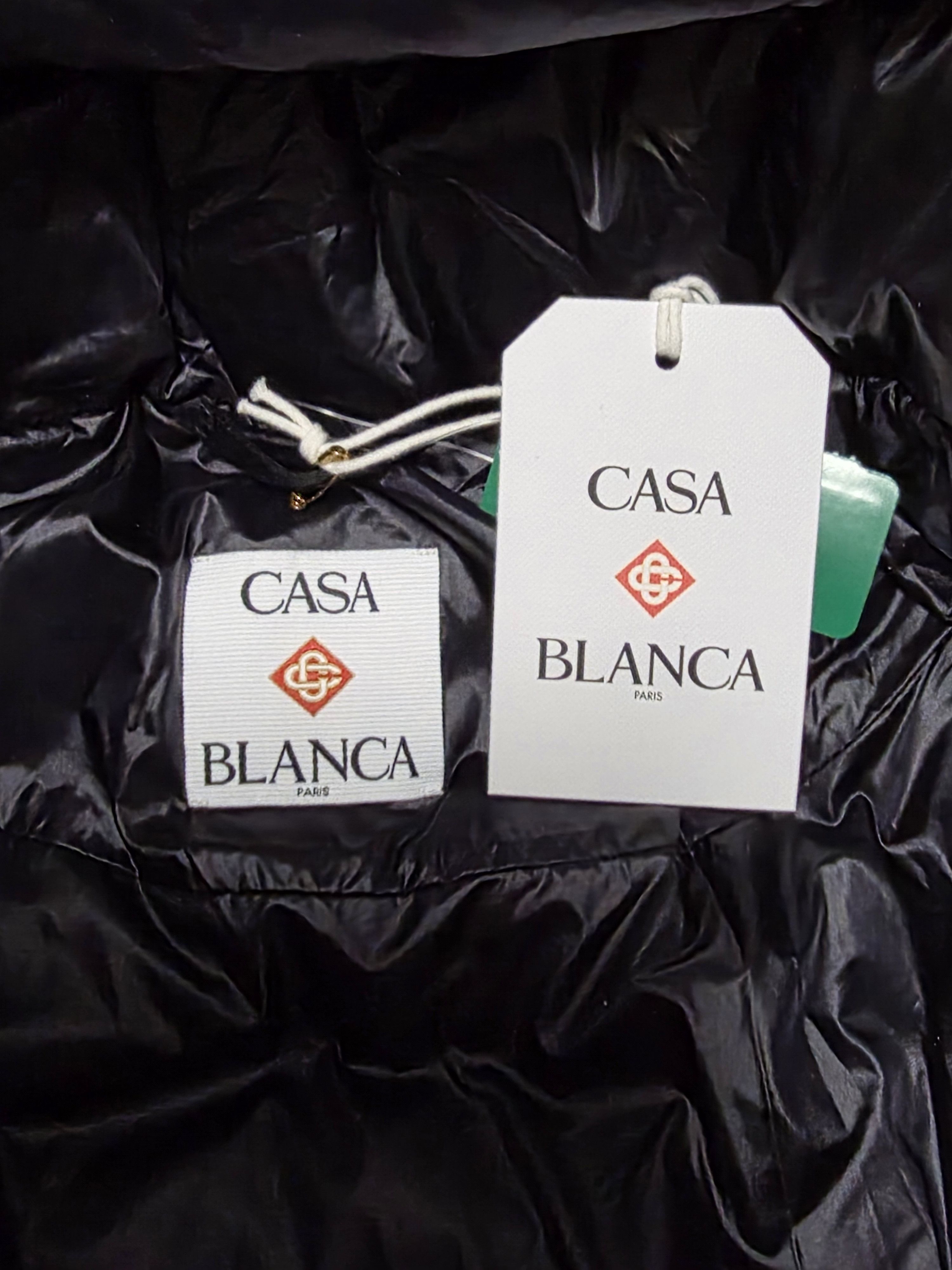 Casablanca Monogram Quilted Down Puffer Jacket Size US XL / EU 56 / 4 - 9 Thumbnail