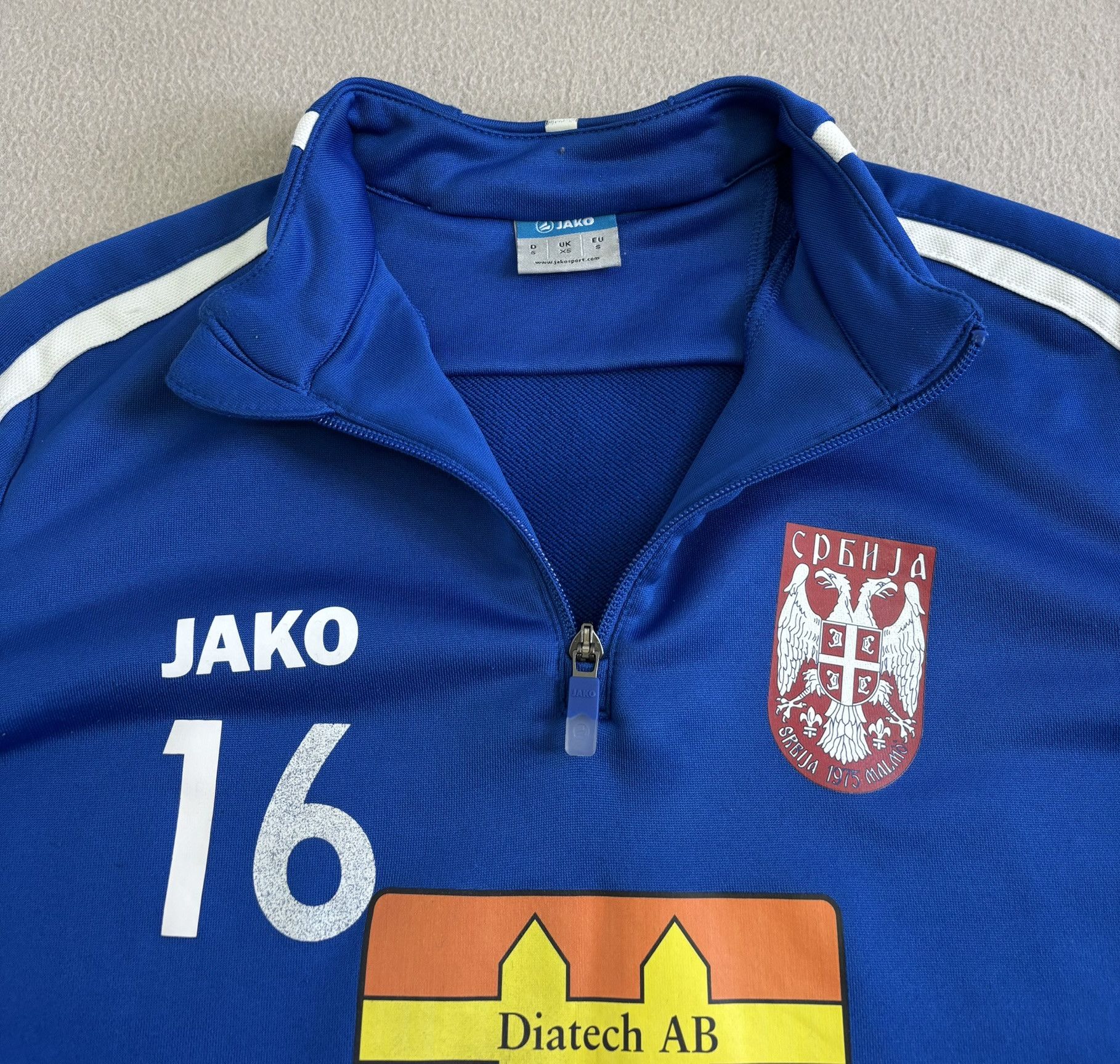 Other Serbia 1975 Malmo #16 Jako Football Sweatshirt size S Size US S / EU 44-46 / 1 - 14 Thumbnail
