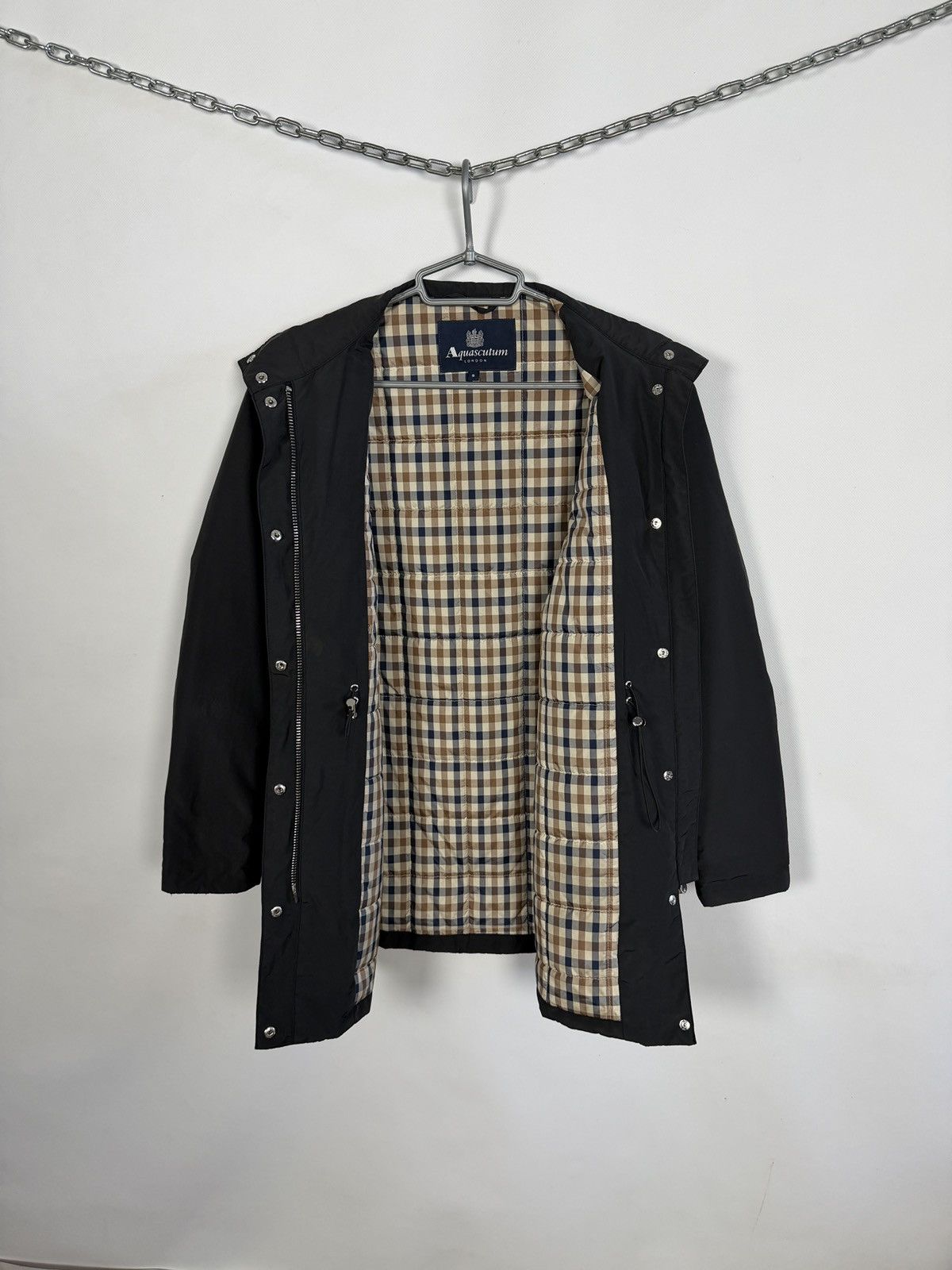Aquascutum Aquascutum London Field Jacket 4 Pocket Nova Check Lined Size S / US 4 / IT 40 - 6 Thumbnail