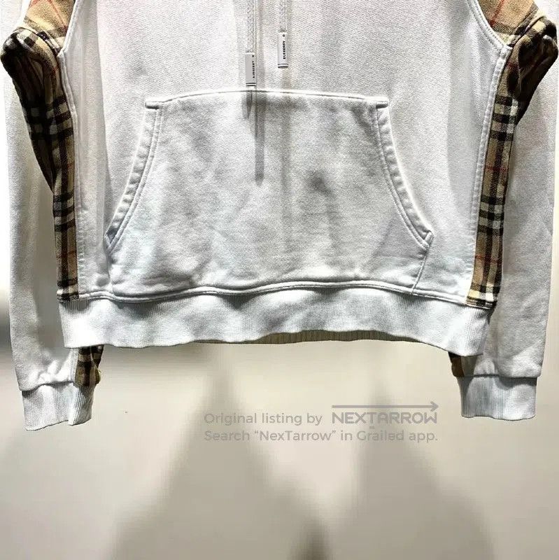 Burberry Burberry Women's White Cotton Hoodie. Size S / US 4 / IT 40 - 4 Thumbnail