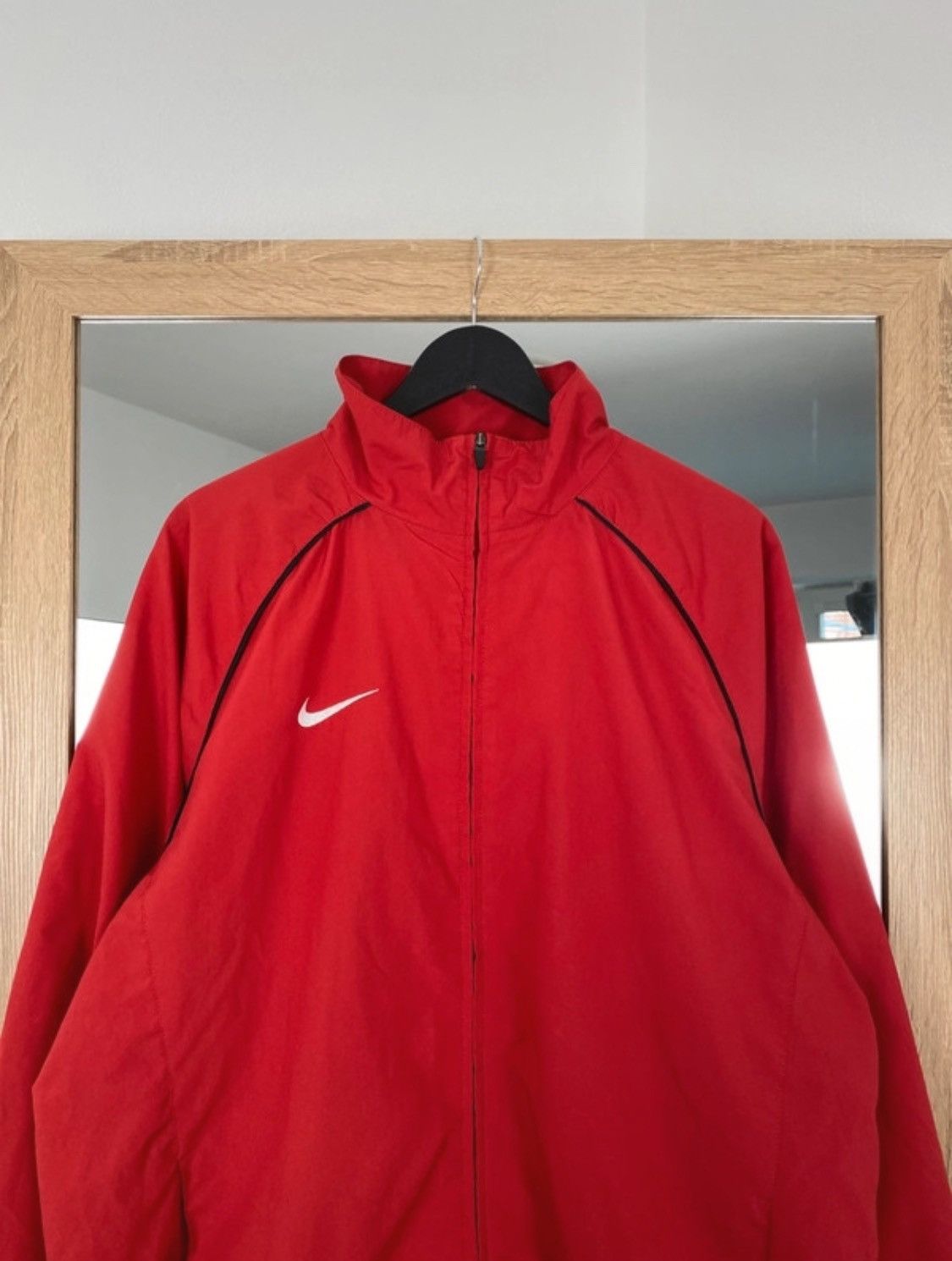 Nike × Vintage Nylon vintage red light Nike wind jacket Size US XL / EU 56 / 4 - 3 Thumbnail
