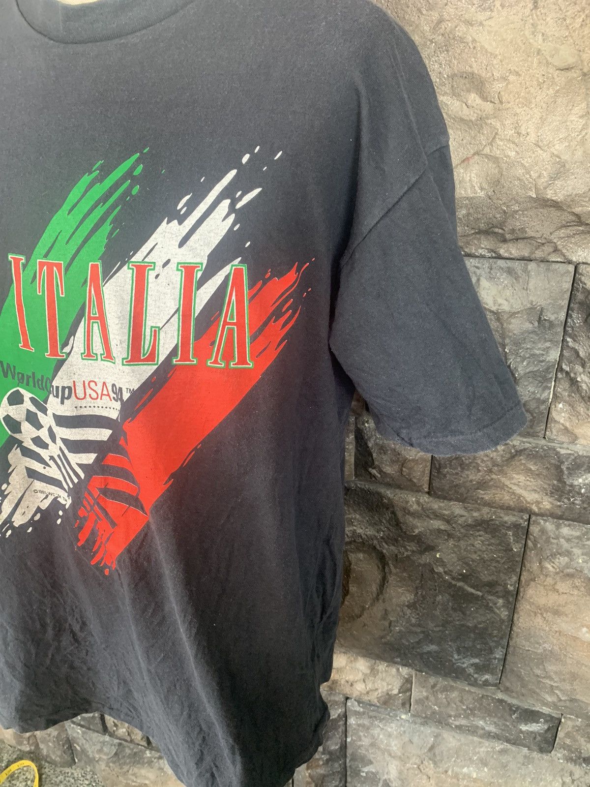 Nutmeg × Vintage Vintage 90s World Cup USA 1994 Nutmeg T shirt Size US L / EU 52-54 / 3 - 4 Thumbnail