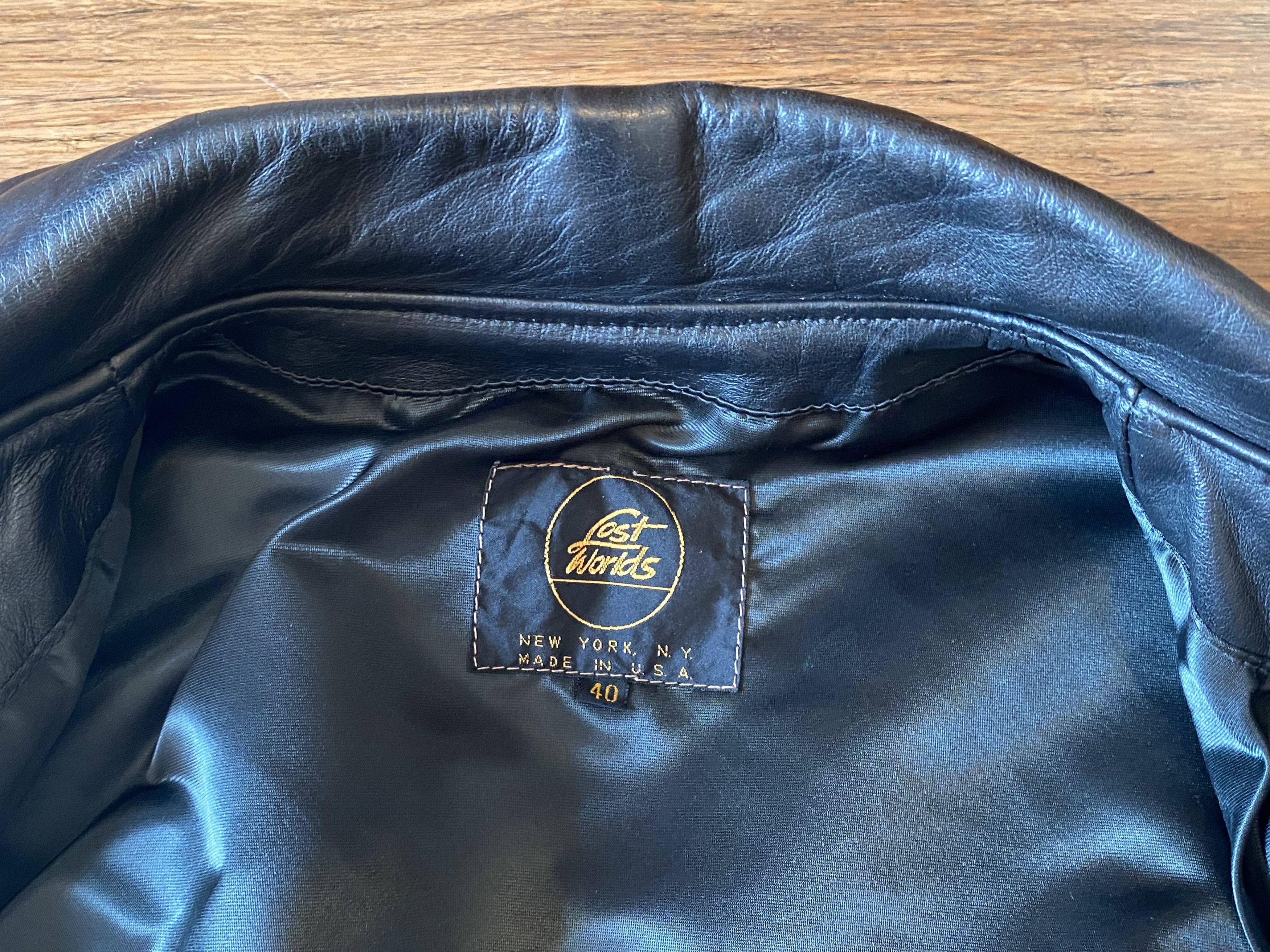 Other Lost Worlds Ryder leather jacket – Black Horsehide – Size 40 Size US M / EU 48-50 / 2 - 4 Thumbnail