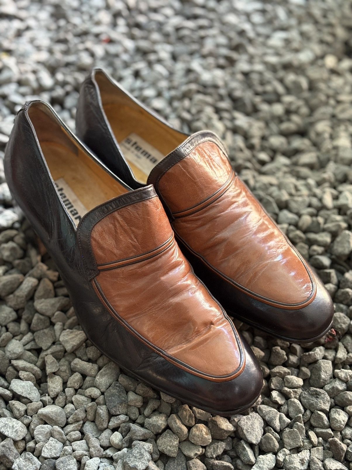 Vintage stemar Loafers Handmade In italy