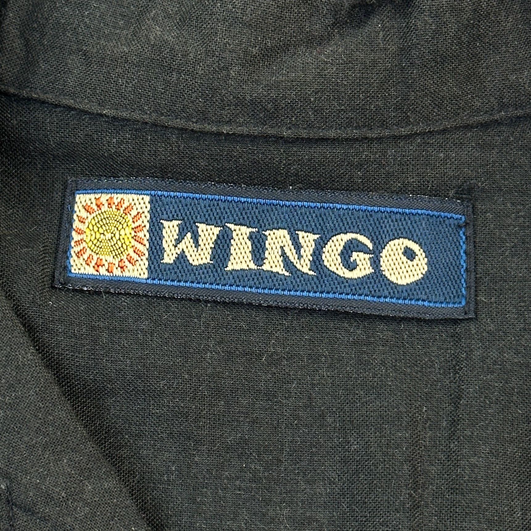 Vintage VINTAGE Wingo Shirt Mens XL Black All Over Flame Print Short Sleeve Camp Y2K Size US XL / EU 56 / 4 - 4 Thumbnail