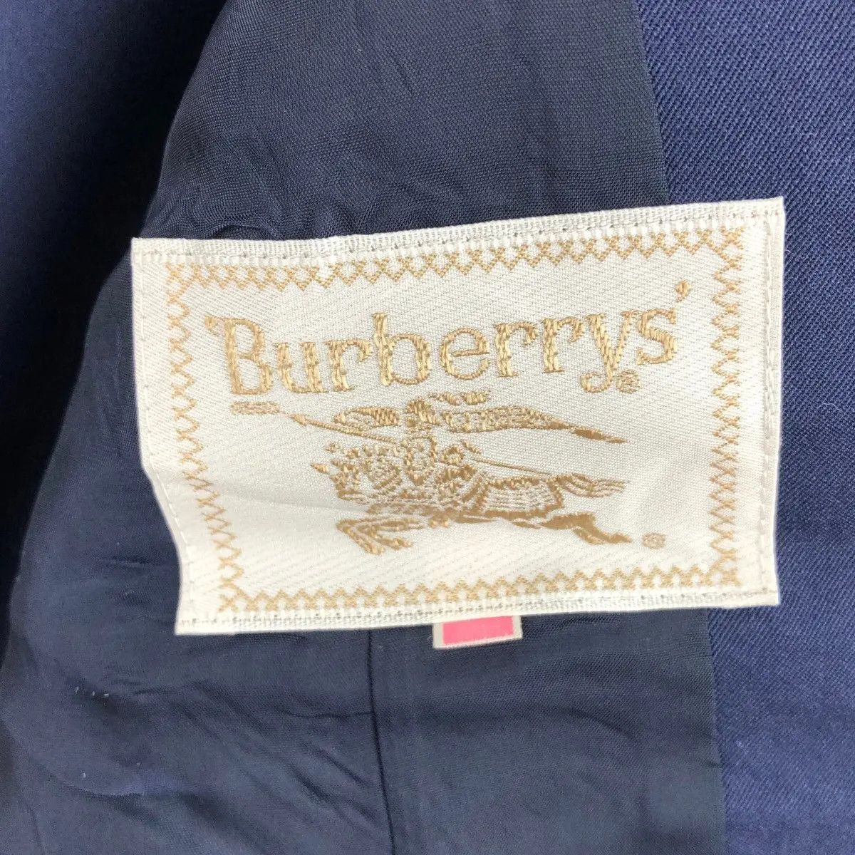 Burberry Vtg 90’ BURBERRY LONDON PRORSUM 2 Button Blue Blazer Sport Size S / US 4 / IT 40 - 8 Thumbnail