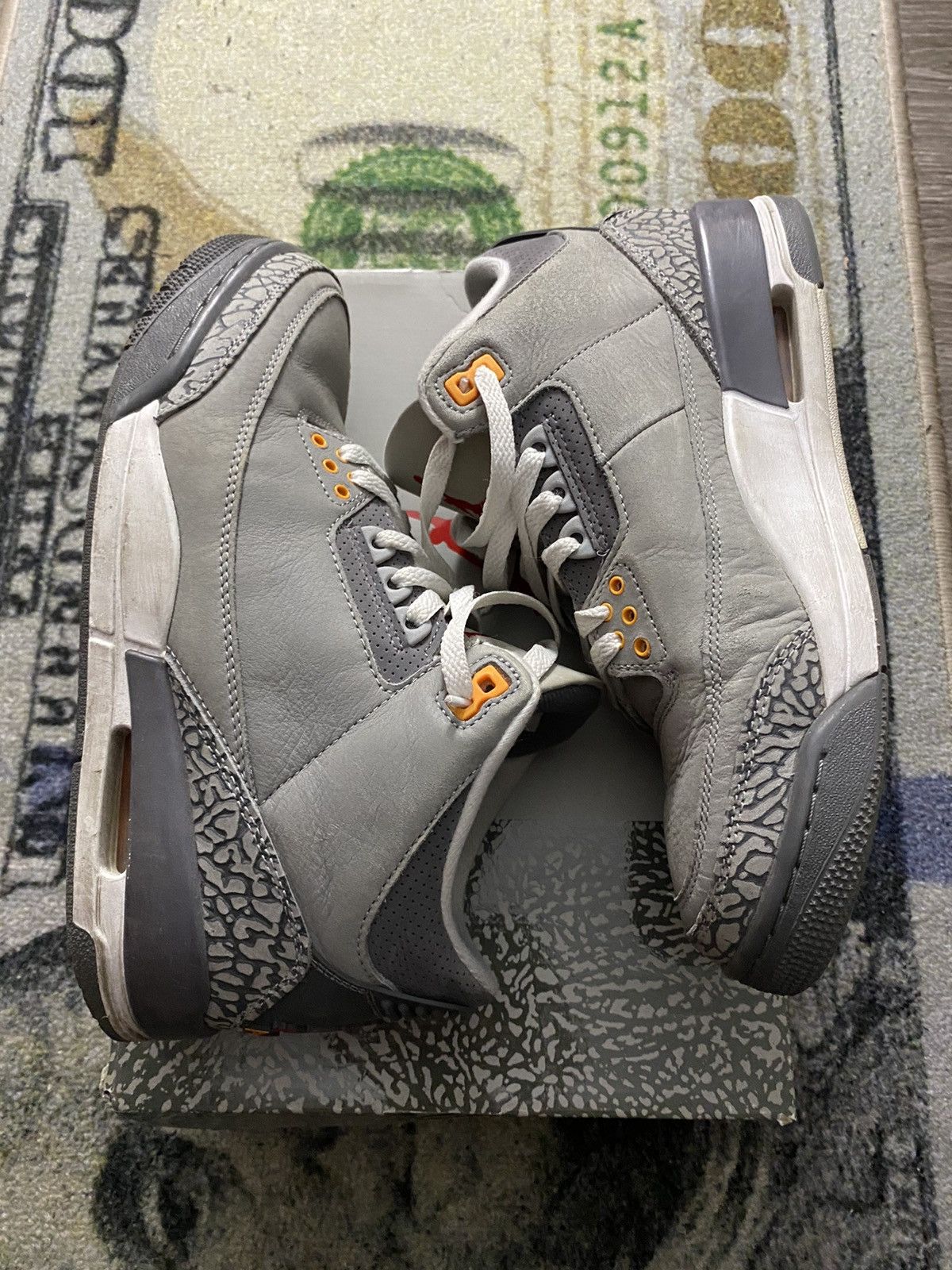 Designer × Jordan Brand Jordan 3 Retro Cool Grey (2021) Size US 8.5 / EU 41-42 - 2 Thumbnail