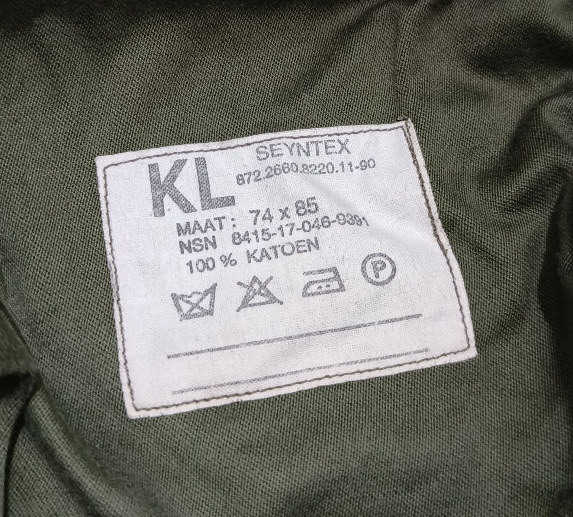 Vintage Vintage Dutch Army Military Cargo Pocket Cotton Pants Size US 31 - 3 Thumbnail