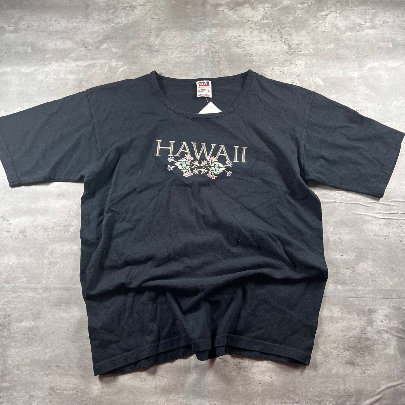 Anvil Vintage Hawaiian T-shirt Size US L / EU 52-54 / 3 - 1 Thumbnail