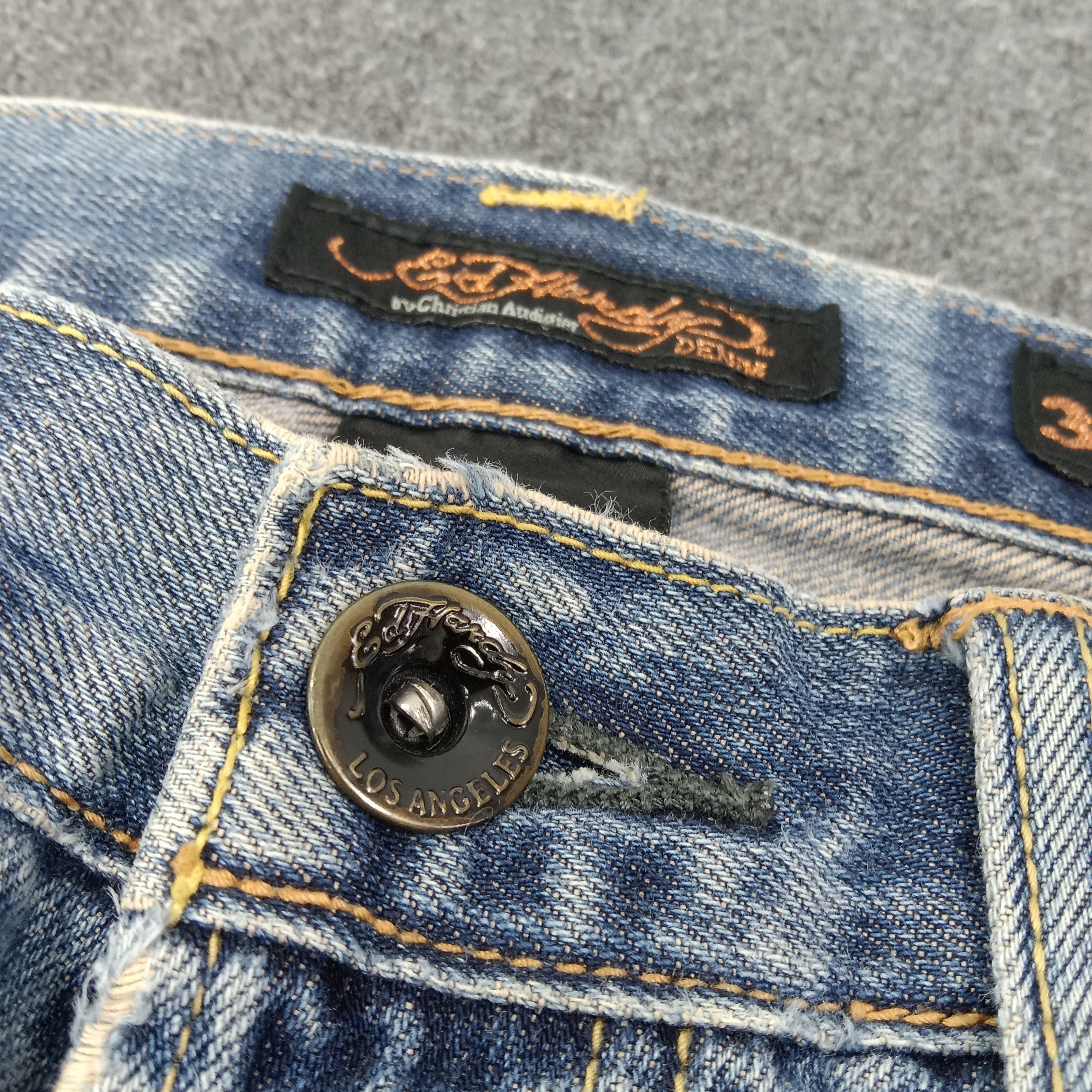 Ed Hardy Ed Hardy by Christian Audigier Designer Denim Jeans C258N3 Size US 32 / EU 48 - 8 Thumbnail