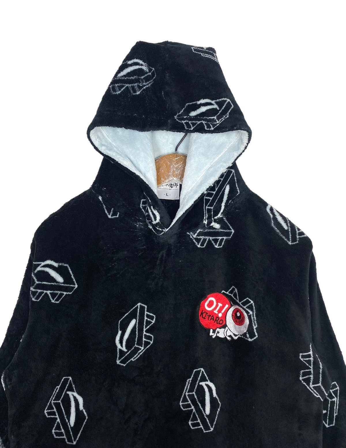 Japanese Brand Rare‼️ Gegege no Kitaro Anime Japan Hoodie Fleece Size L / US 10 / IT 46 - 4 Thumbnail