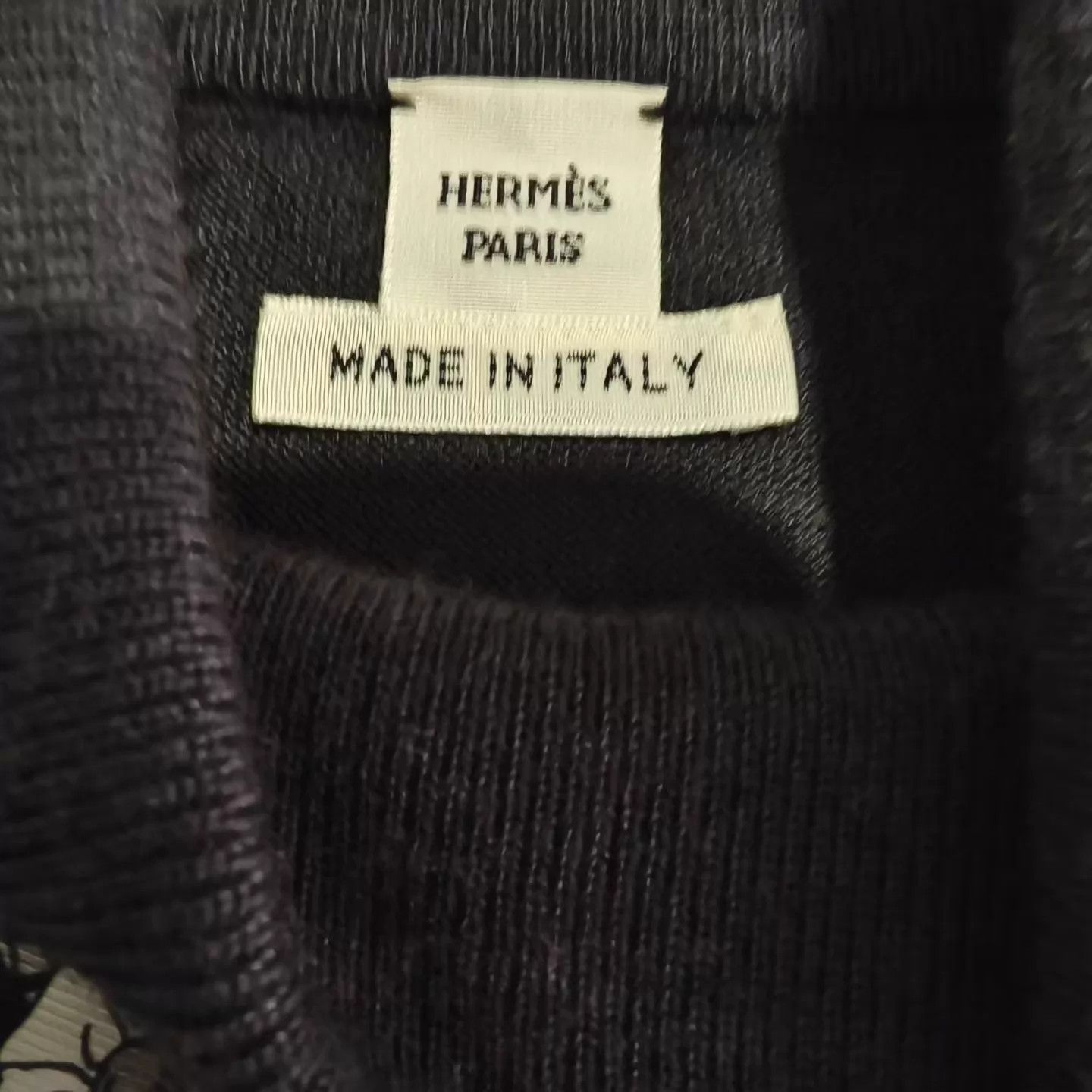 Hermes HERMES colorblocked short-sleeve knit sweater 34 Size XS / US 0-2 / IT 36-38 - 3 Thumbnail