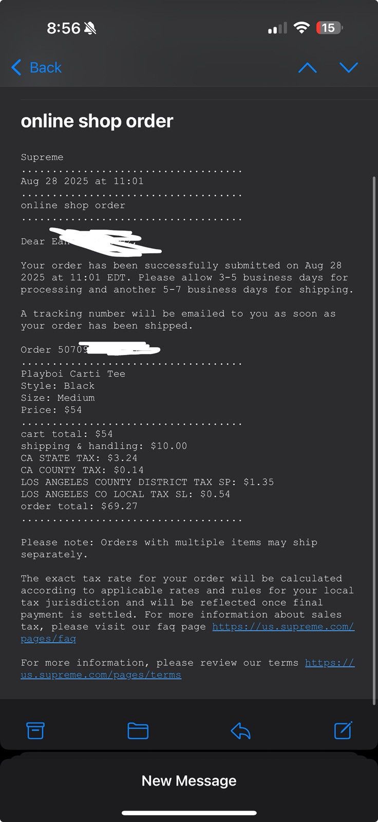 Supreme Supreme playboi carti Size US M / EU 48-50 / 2 - 2 Thumbnail