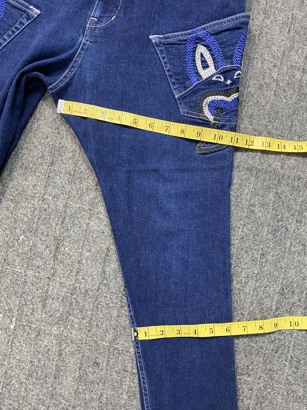 mercibeaucoup Mercibeaucoup Issey Miyake Denim Jeans Baggy Embroidery Logo Size US 31 - 14 Thumbnail