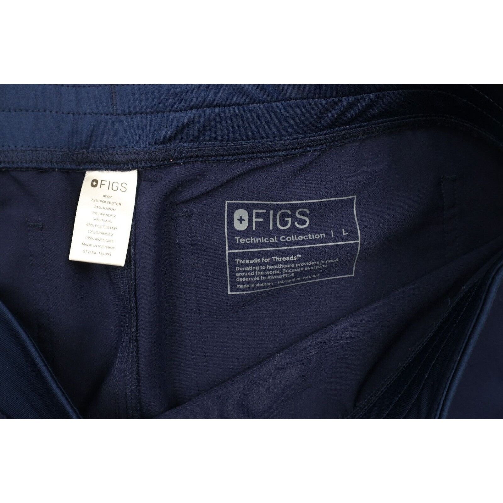 Vintage Figs Technical Collection 2 Piece Livingston Nurse Scrubs Size L / US 10 / IT 46 - 15 Thumbnail