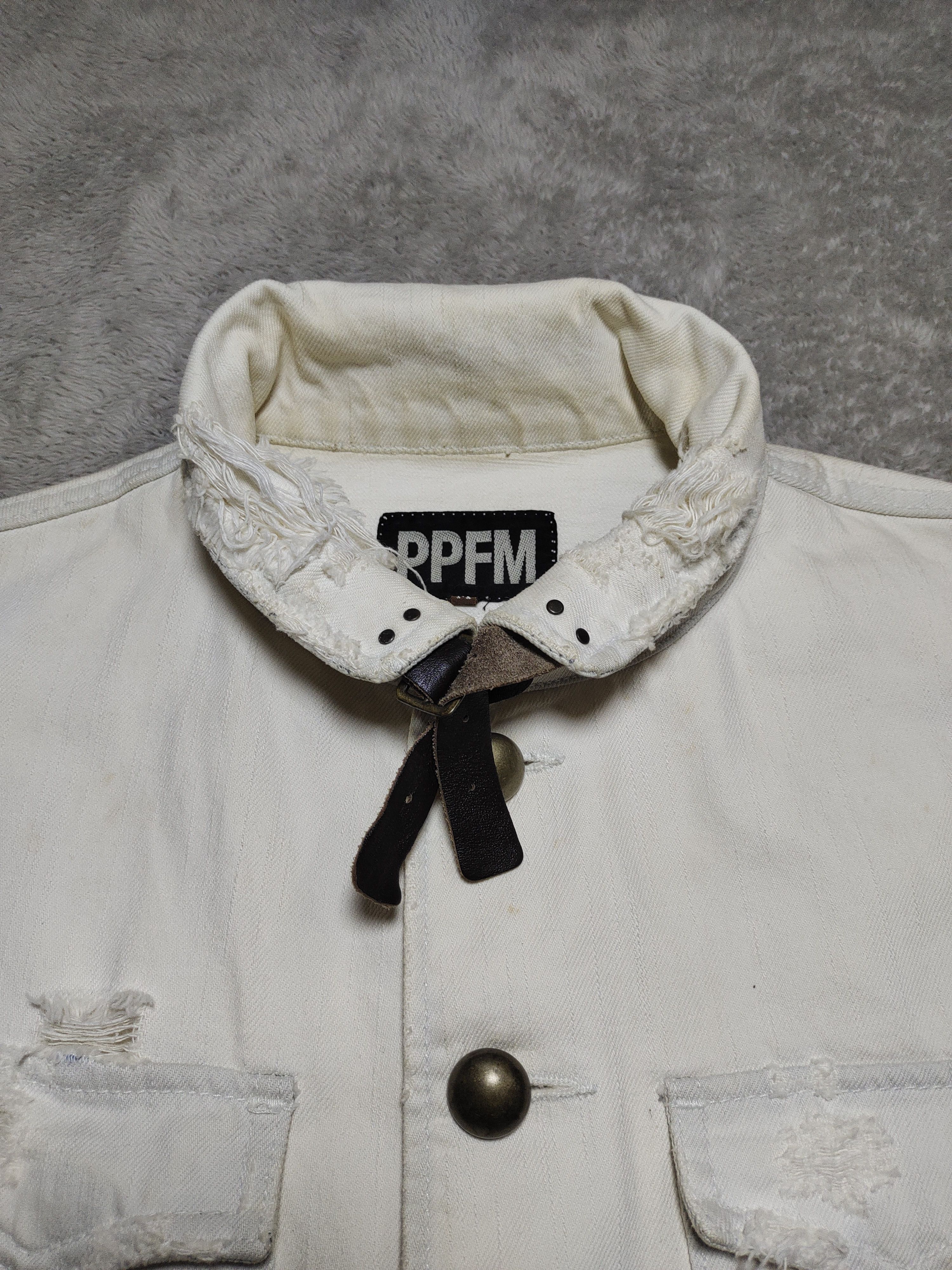 PPFM VINTAGE PPFM WHITE DISTRESSED DENIM Size US M / EU 48-50 / 2 - 3 Thumbnail