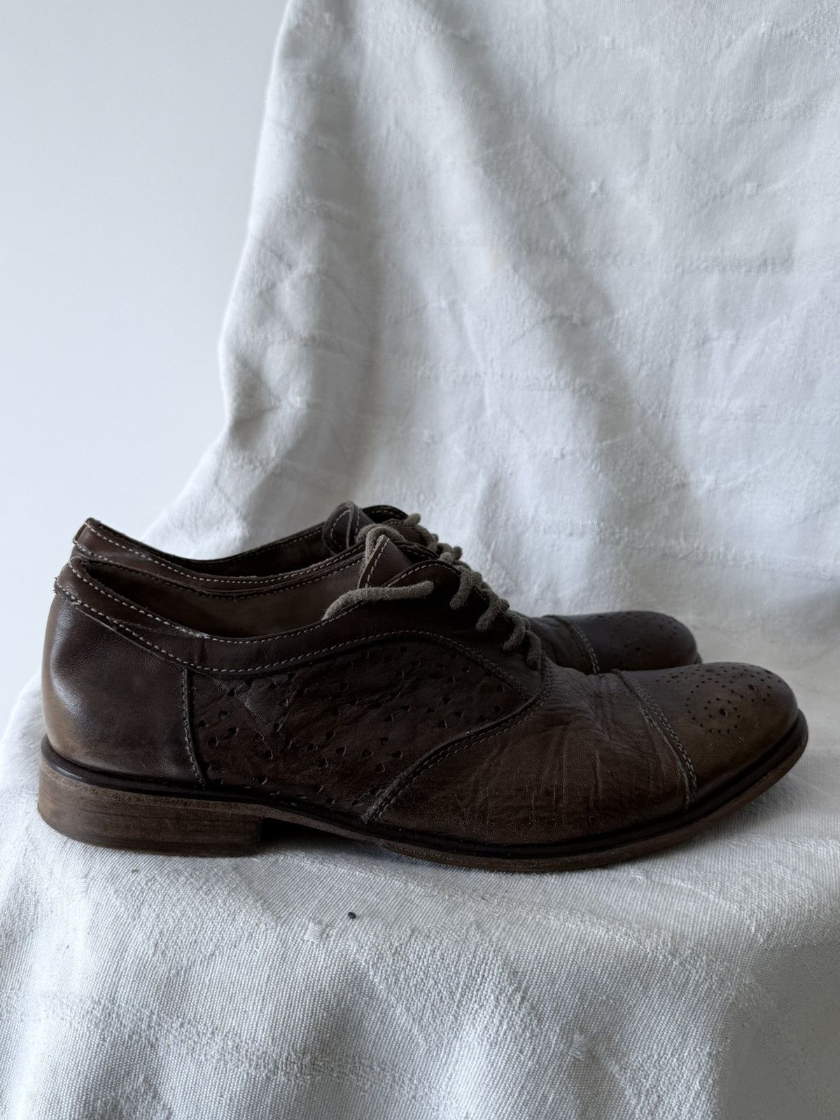 A.S.98 Avant Garde Guidi A.S. 98 Style Distressed Leather Shoes Size US 9 / EU 42 - 5 Thumbnail