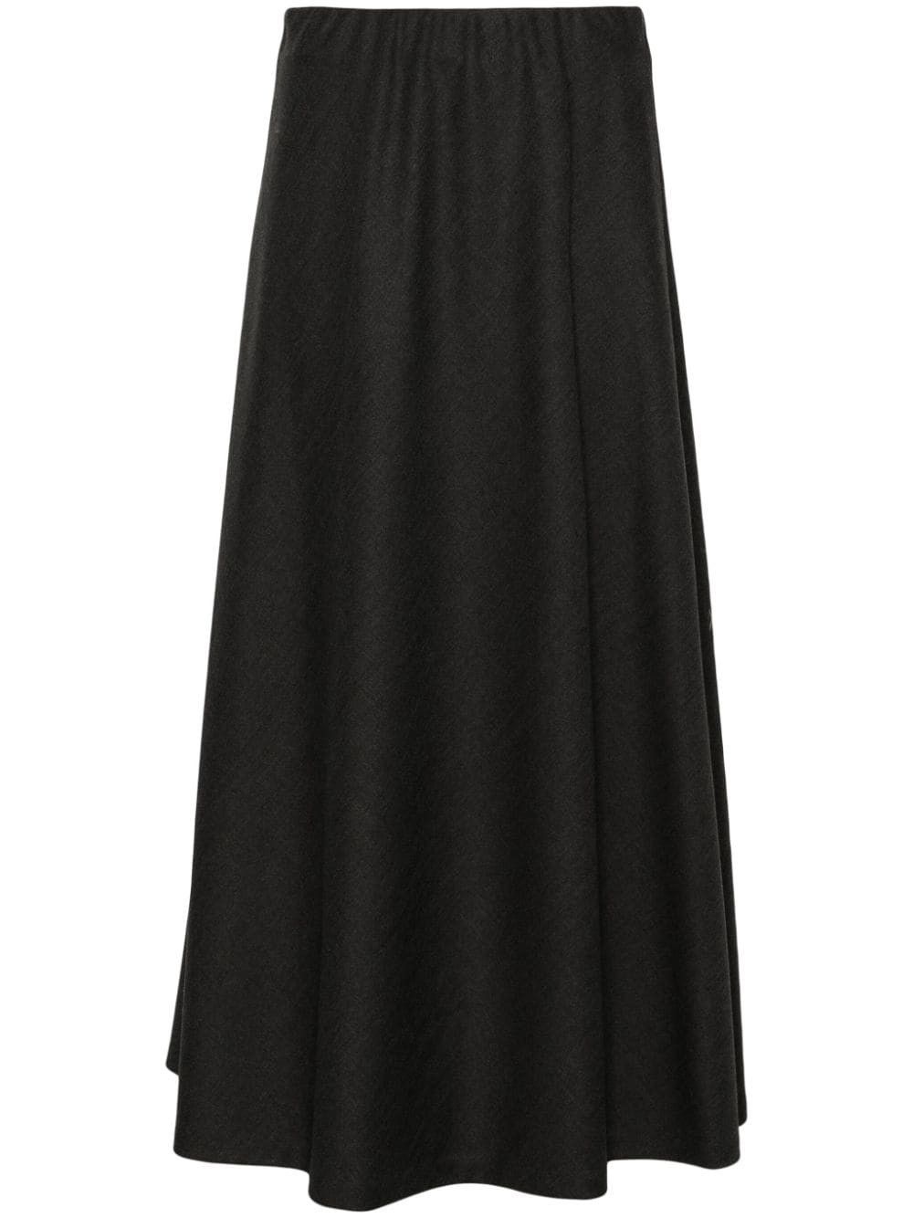 WOOL FLUTE SKIRT