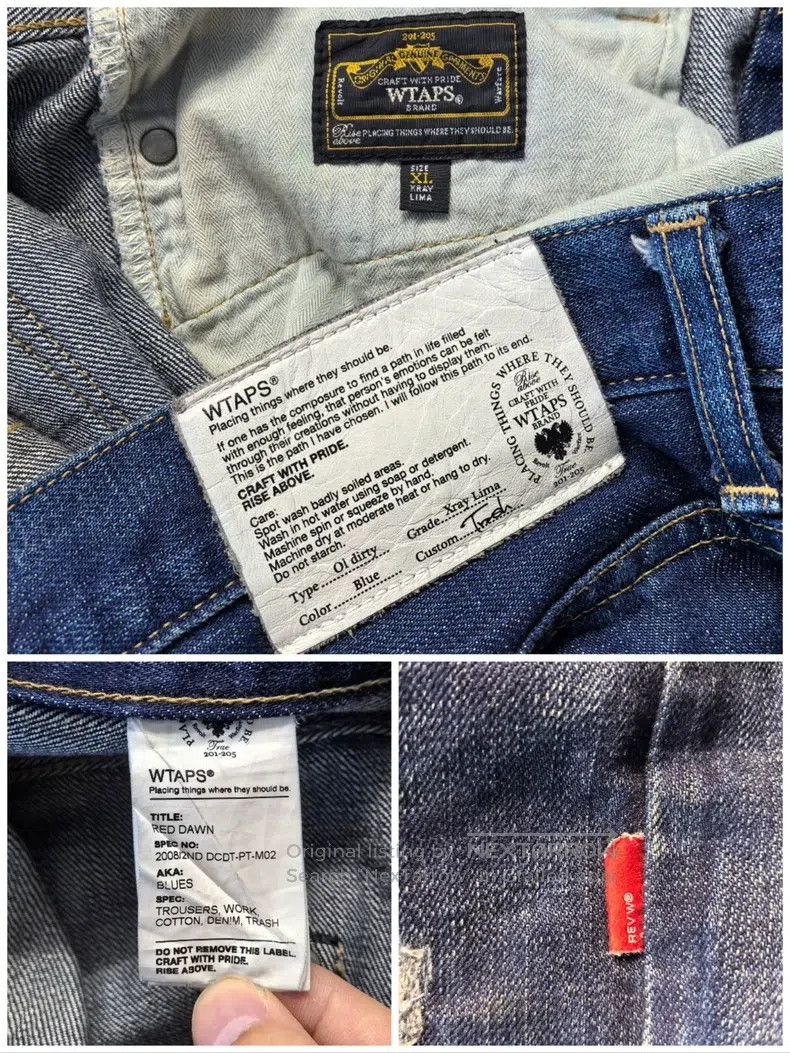 Wtaps Wtaps size XL Blue jeans Size US 41 - 9 Thumbnail