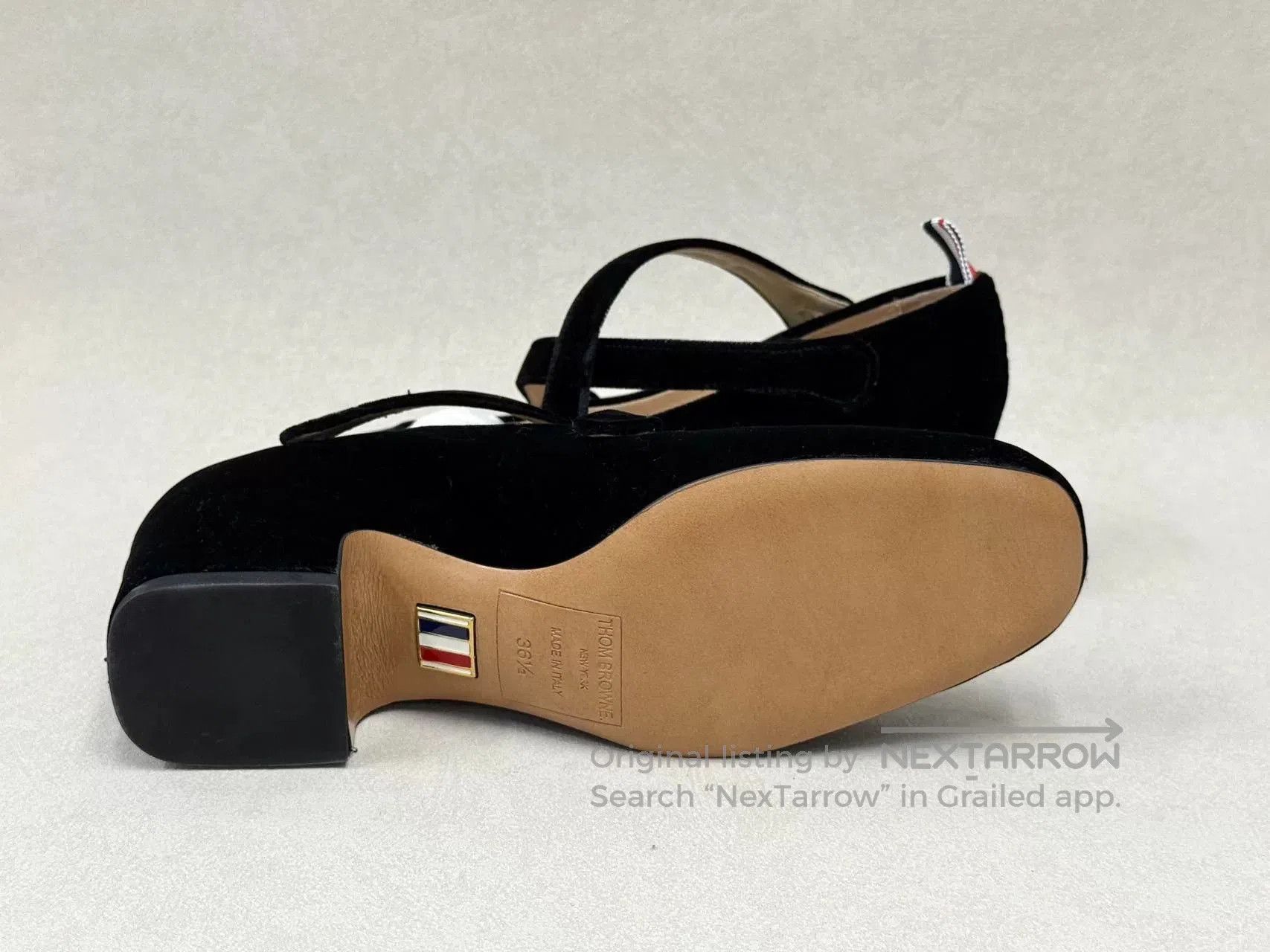 Thom Browne Thom Browne Velvet Mary Jane Shoes. Size US 4.5 / IT 34.5 - 6 Thumbnail