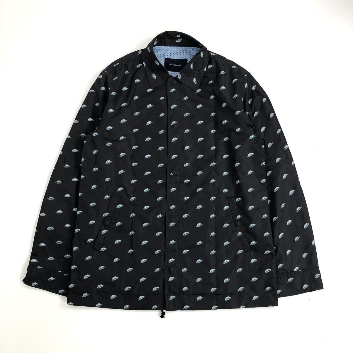 Undercover 2000s John Undercover Ufo Print Monogram Coach Jacket Size US M / EU 48-50 / 2 - 1 Thumbnail