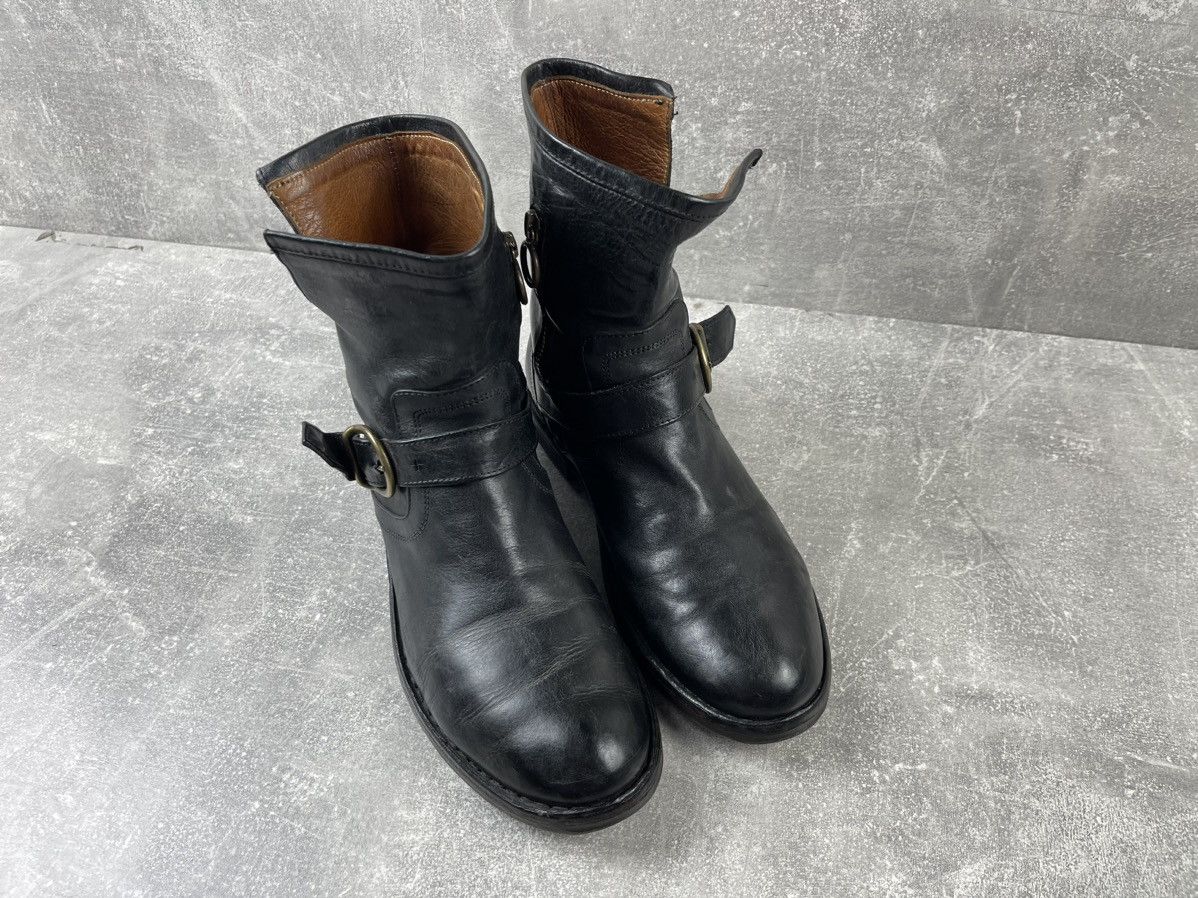Fiorentini + Baker × Vintage Fiorenti + Baker Avant Garde Leather Lace Brown Hight Boots Size US 8 / IT 38 - 3 Thumbnail