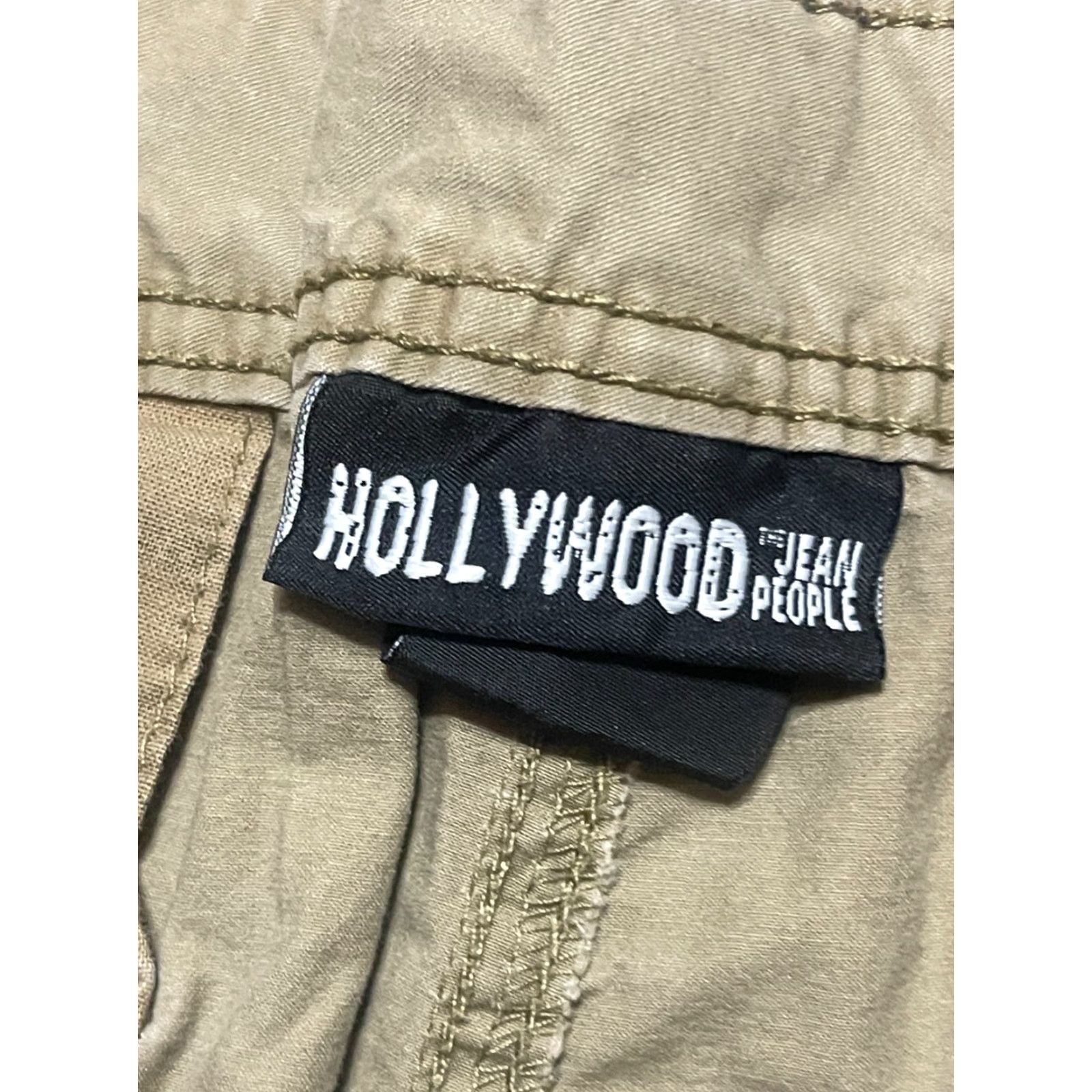 Vintage Hollywood Pants, Men's Size 38, Brown Jogger Pants, Pockets, 5-Pocket Design, Regular Rise, Cotton, Inseam 28, Flat Front, Brand Hollywood, Men, Pants Size US 38 / EU 54 - 4 Thumbnail