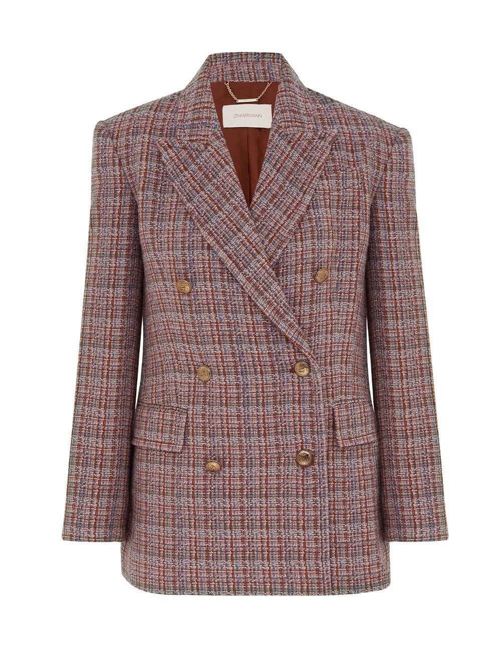 Zimmermann oc11z0825 Illustration Tweed Jacket in Multicolor Size S / US 4 / IT 40 - 1 Thumbnail