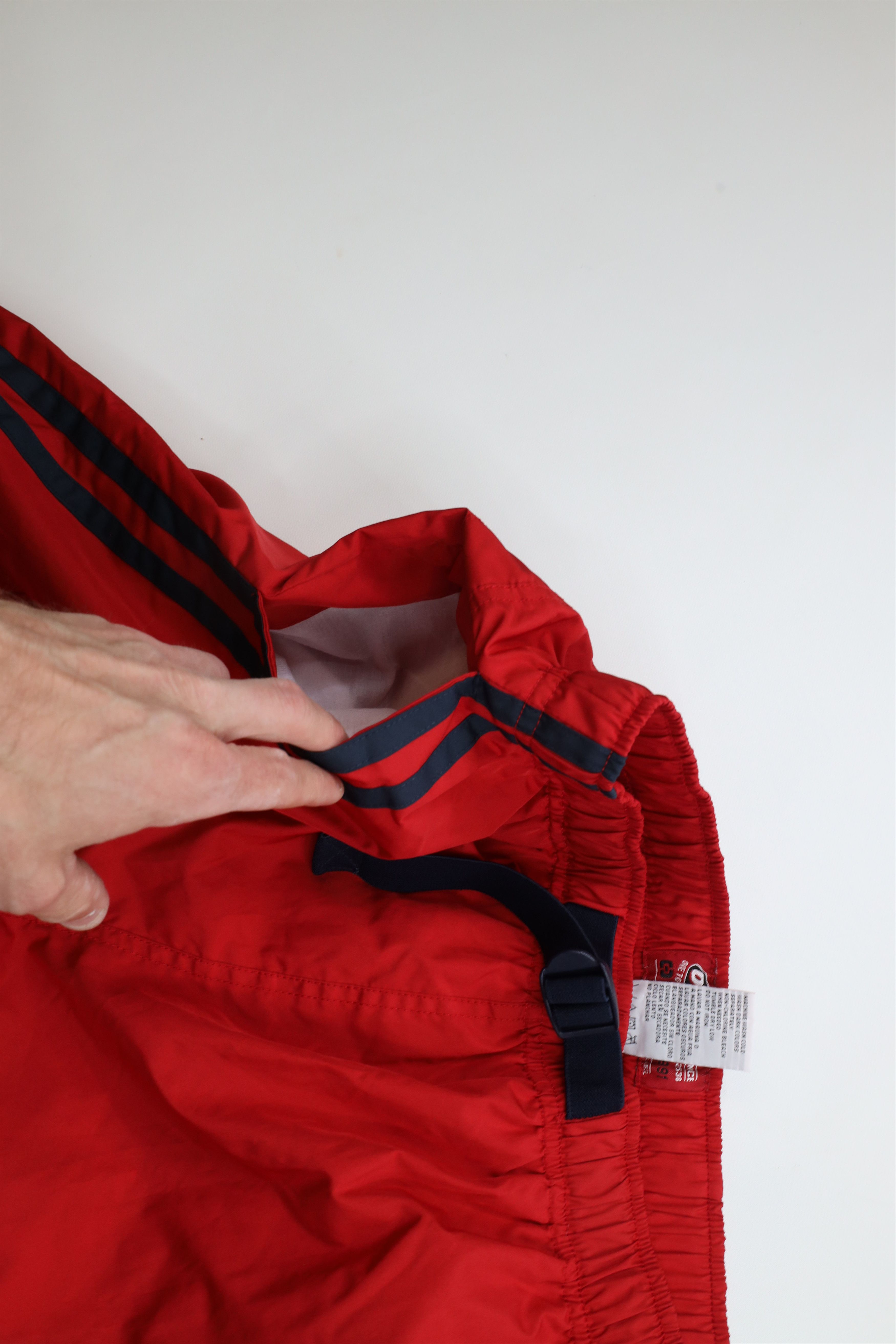 Vintage Vintage 90s Streetwear Belted Wide Leg Windbreaker Pants Size US 36 / EU 52 - 8 Thumbnail