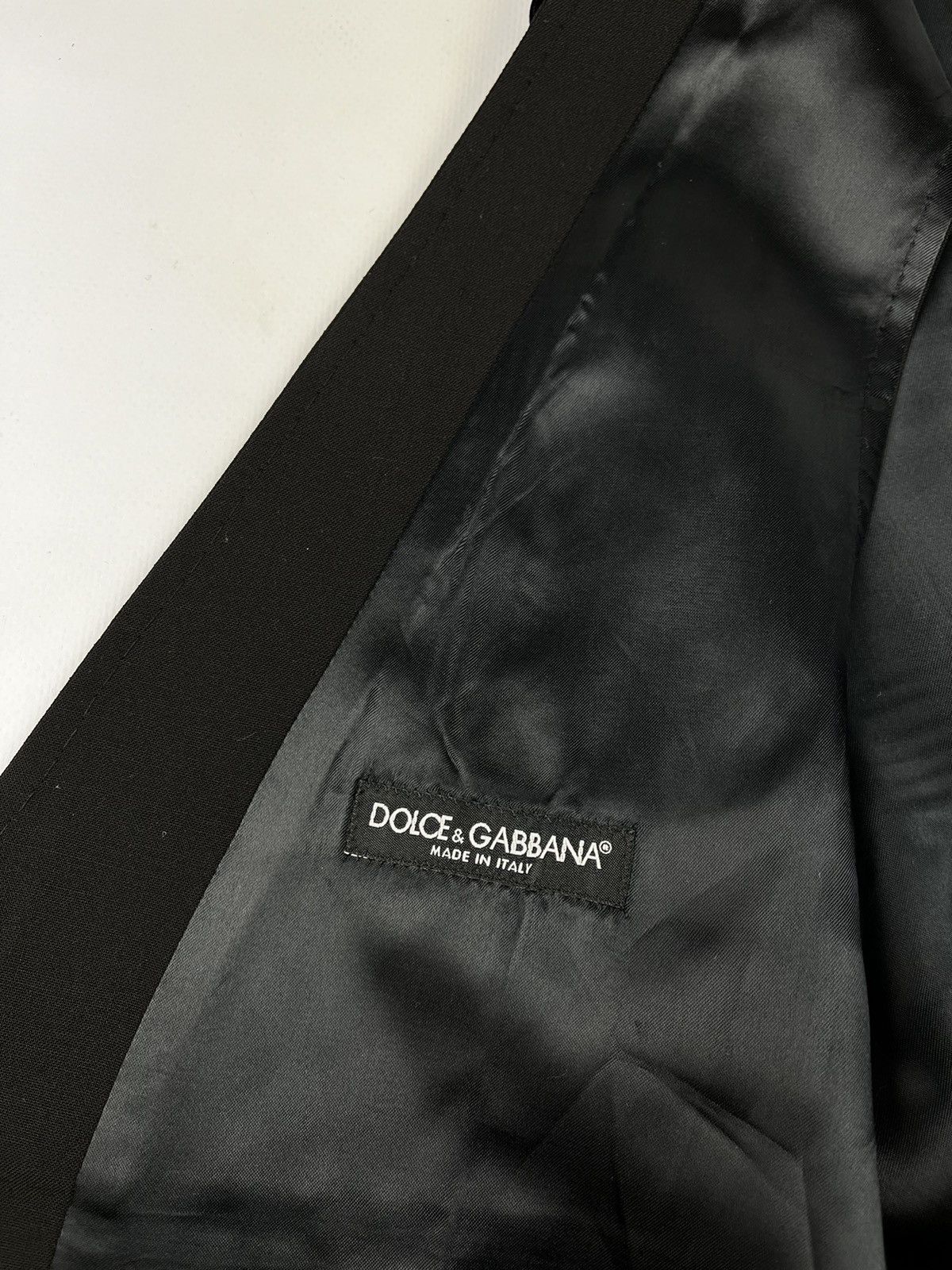 Dolce & Gabbana Dolce & Gabbana D&G black waistcoat formal gillet vest Size 50L - 4 Thumbnail