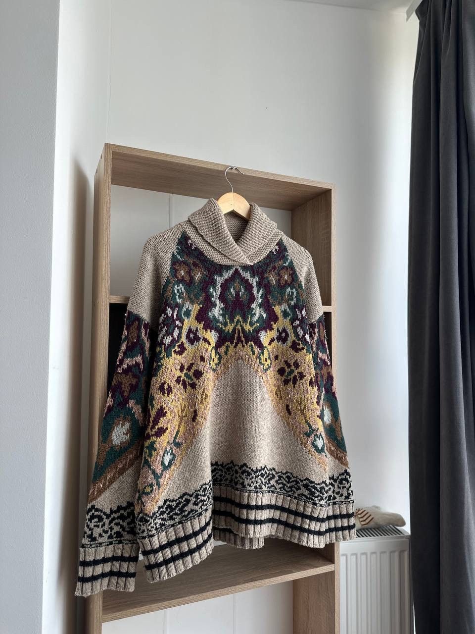 Etro × Vintage Vintage ETRO Jacquard Knit Floral Sweater Fashion Week 2019 Size M / US 6-8 / IT 42-44 - 1 Thumbnail