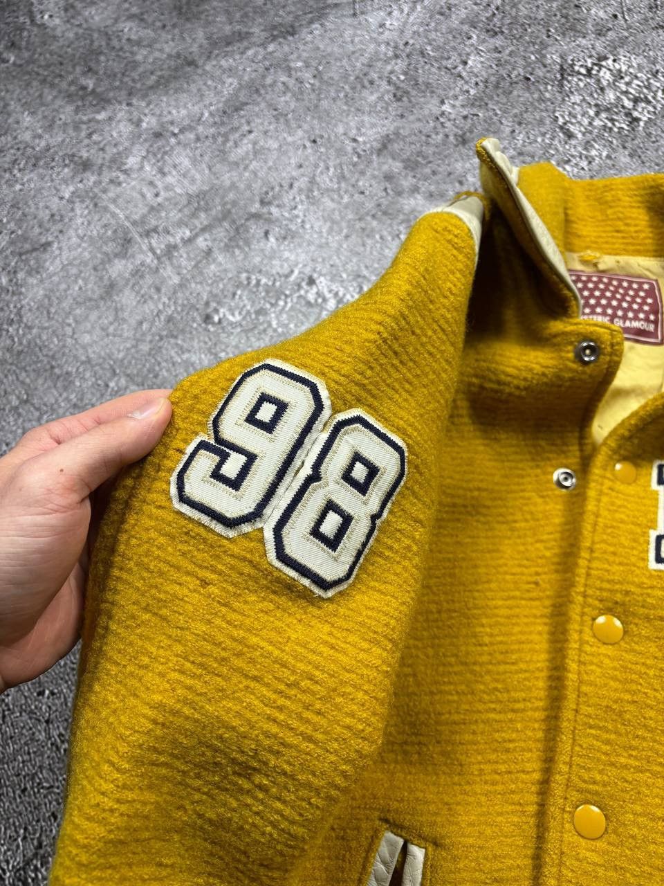 Hysteric Glamour Vintage 80s Hysteric Glamour Heavy Wool Varsity Jacket Size S / US 4 / IT 40 - 9 Thumbnail