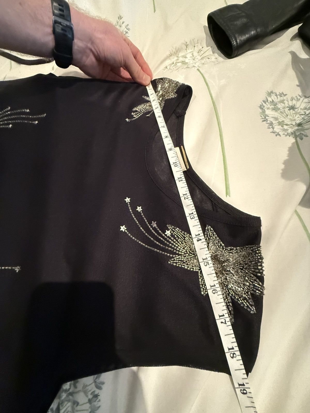 Saint Laurent Paris SS15 Saint Laurent Hedi Slimane starburst silk tank shirt M Size US M / EU 48-50 / 2 - 8 Thumbnail