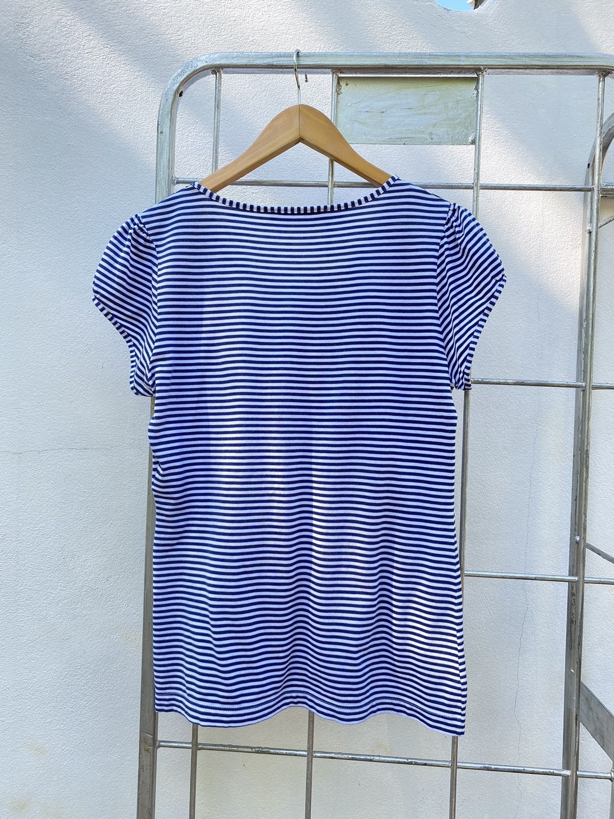 Designer Love Moschino deconstruction layer bule blouse on tee Size M / US 6-8 / IT 42-44 - 2 Thumbnail