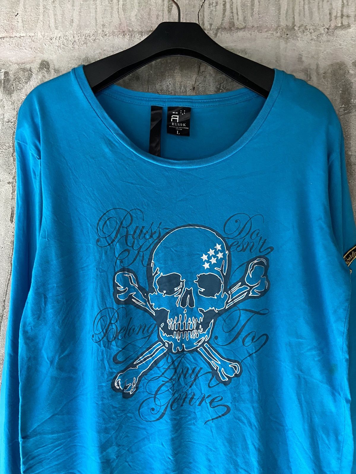 Le Grande Bleu (L.G.B.) RUSS-K SIX STARS AND TRIPLE CROWNS LONG SLEEVE Size US M / EU 48-50 / 2 - 3 Thumbnail